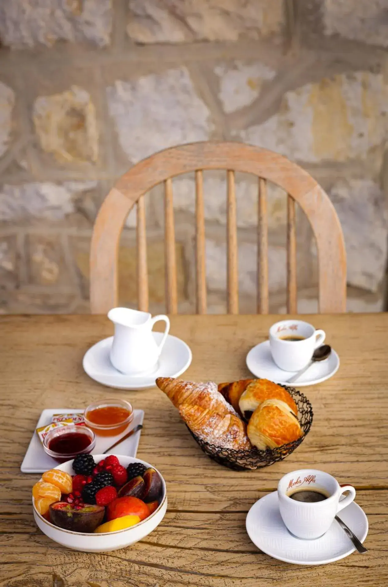 Breakfast in Hôtel Eze Hermitage Breakfast in Hôtel Eze Hermitage