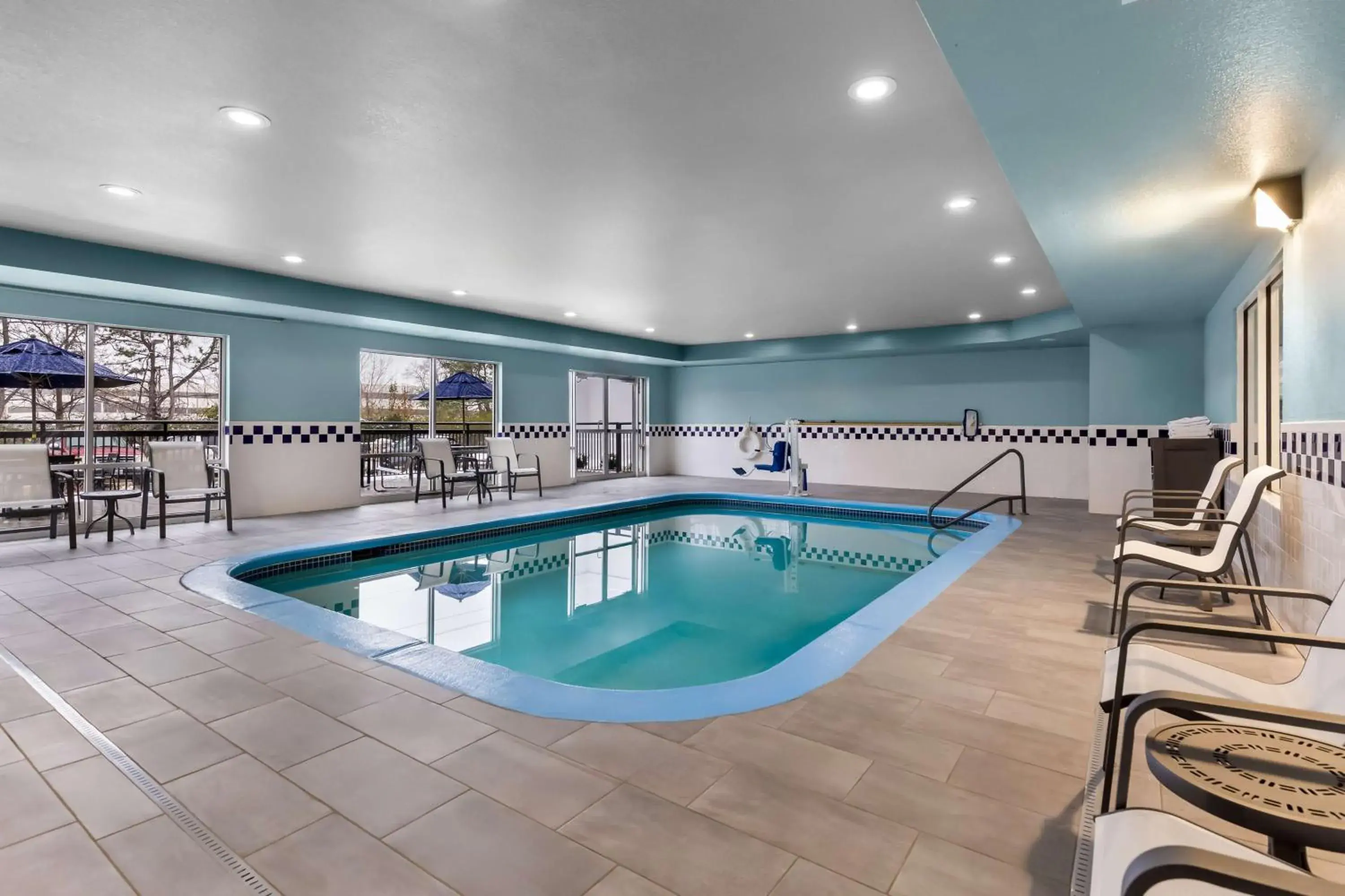 Pool view in Best Western Plus Fenton Pool view in Best Western Plus Fenton