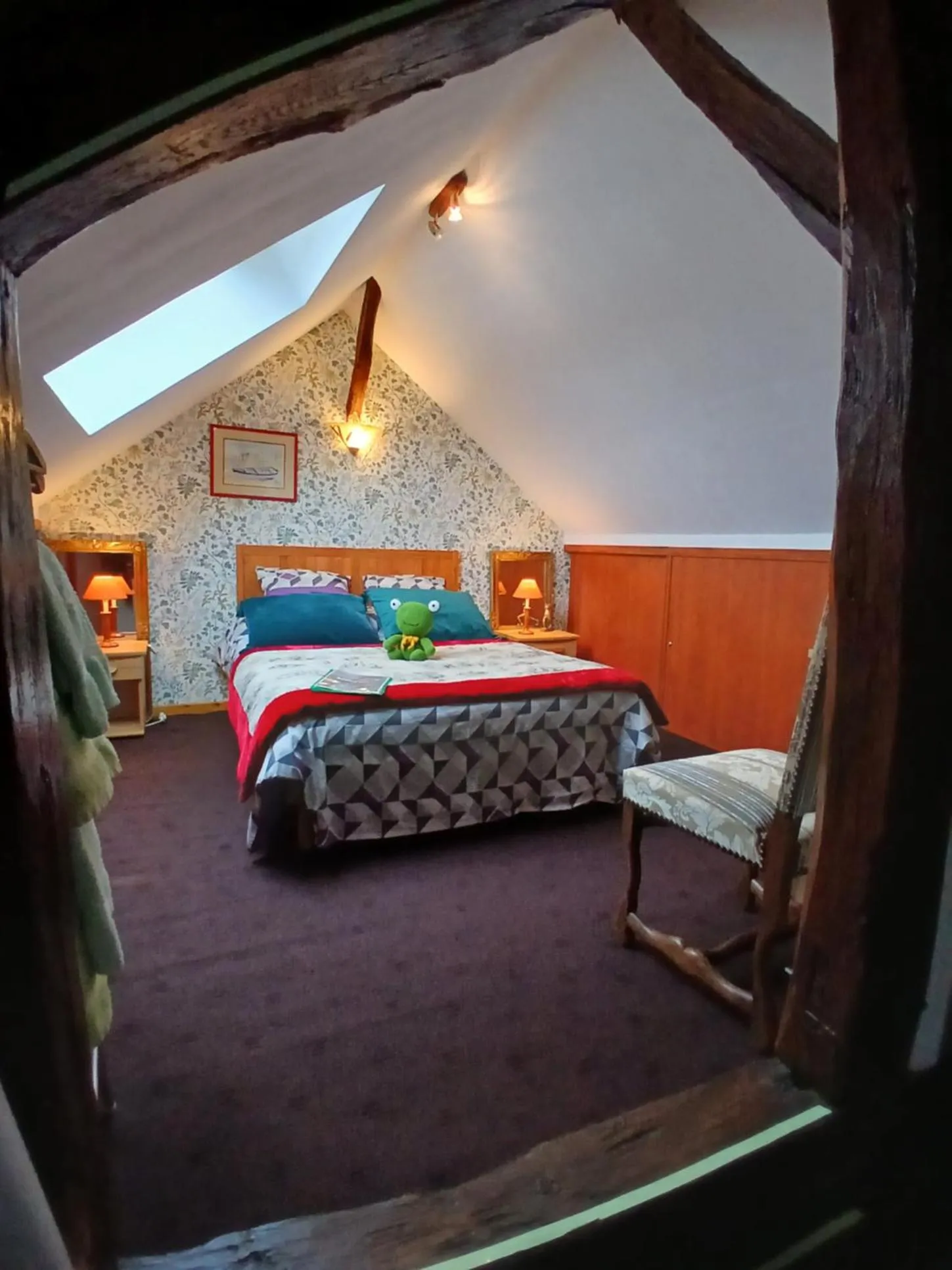 Bed in La CRAPOUNETTE