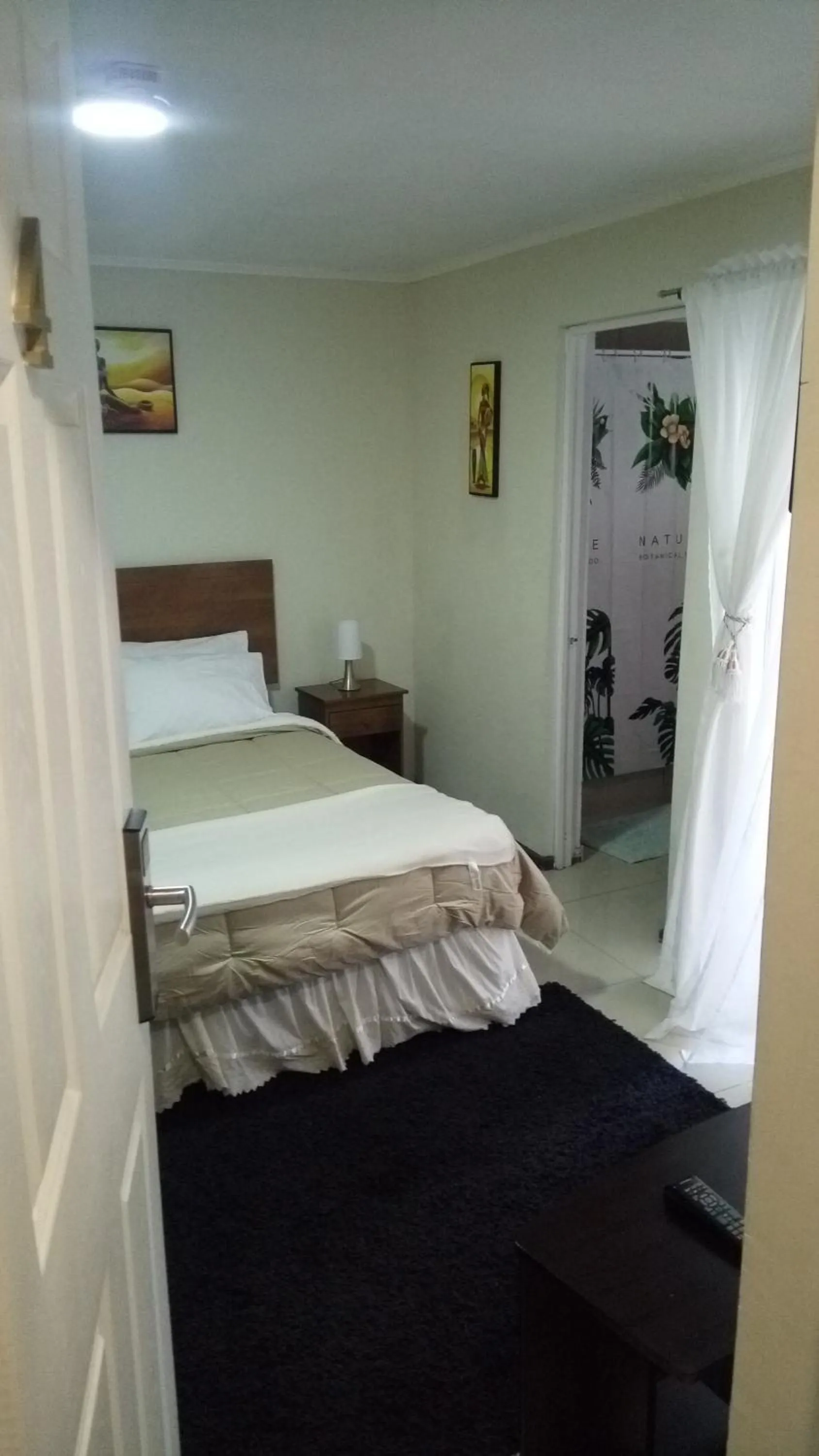 Bed in Hostal Los Castaños