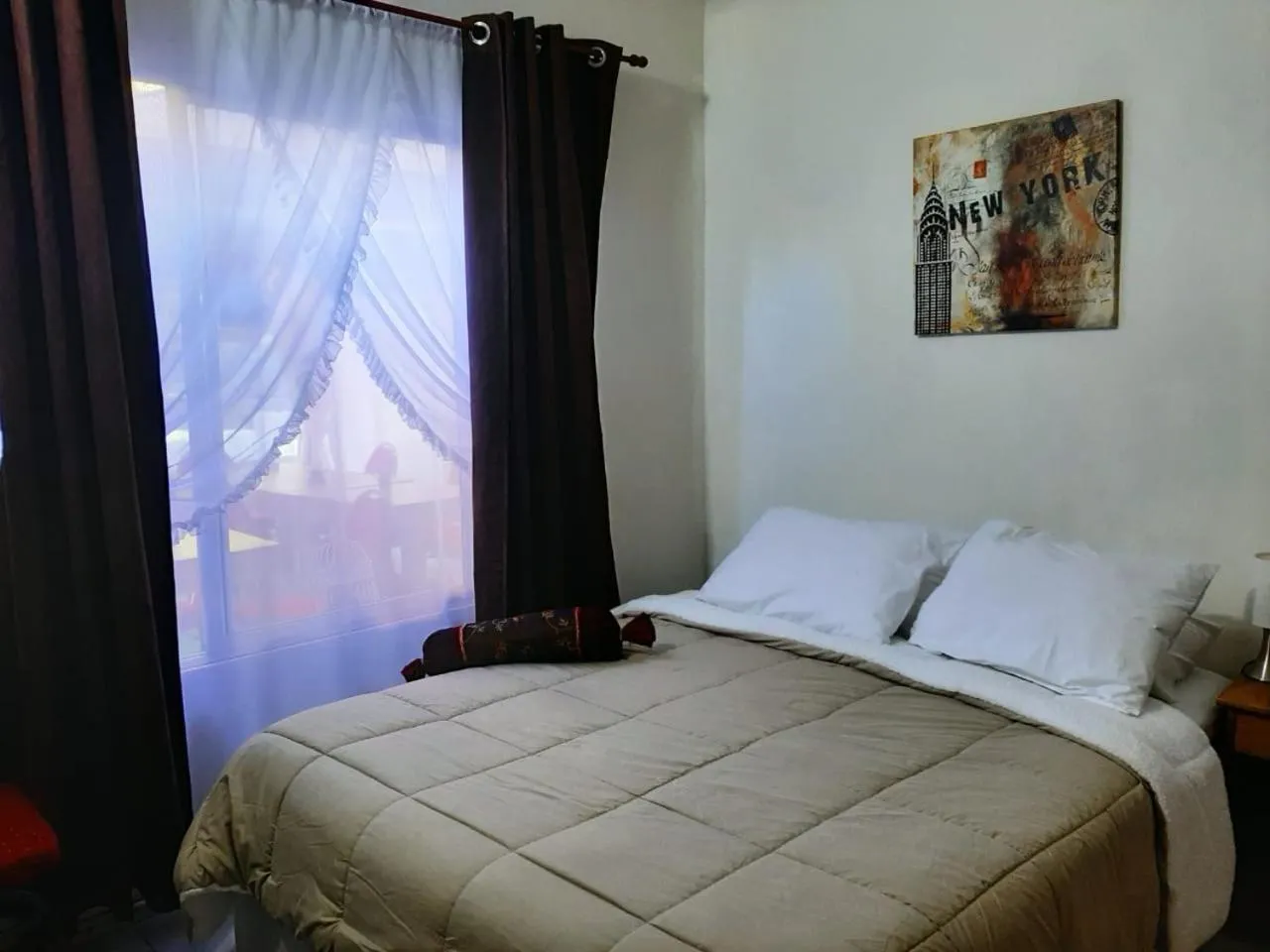 Decorative detail, Bed in Hostal Los Castaños