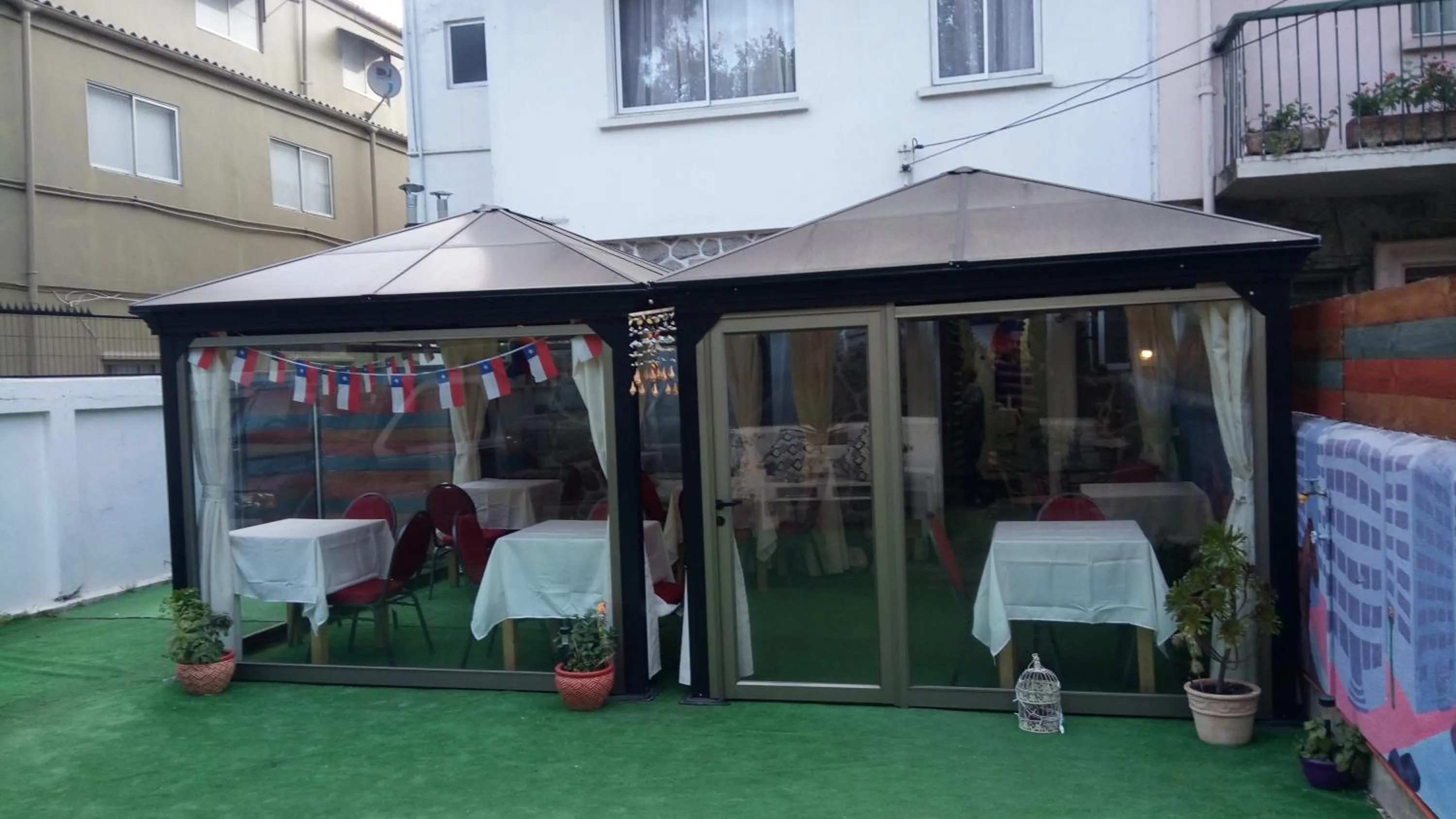 Patio in Hostal Los Castaños