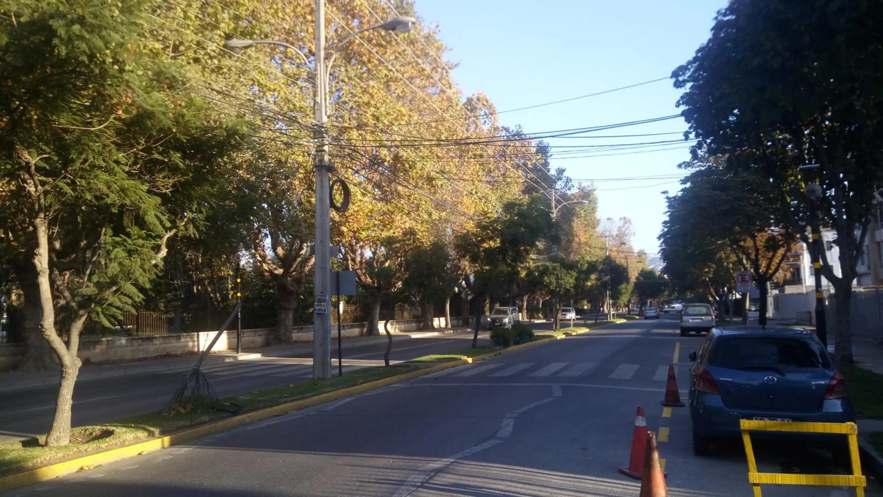 Street view in Hostal Los Castaños