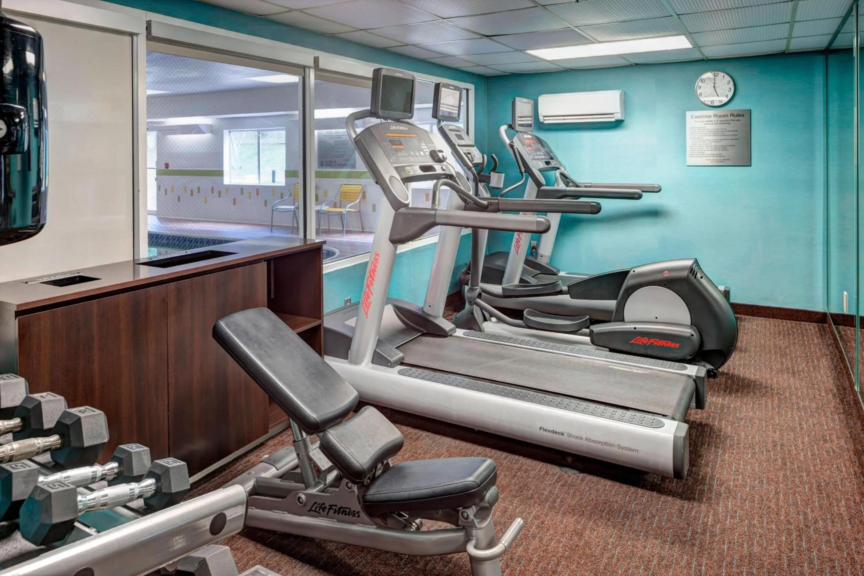 Fitness centre/facilities in Fairfield Inn Tuscaloosa