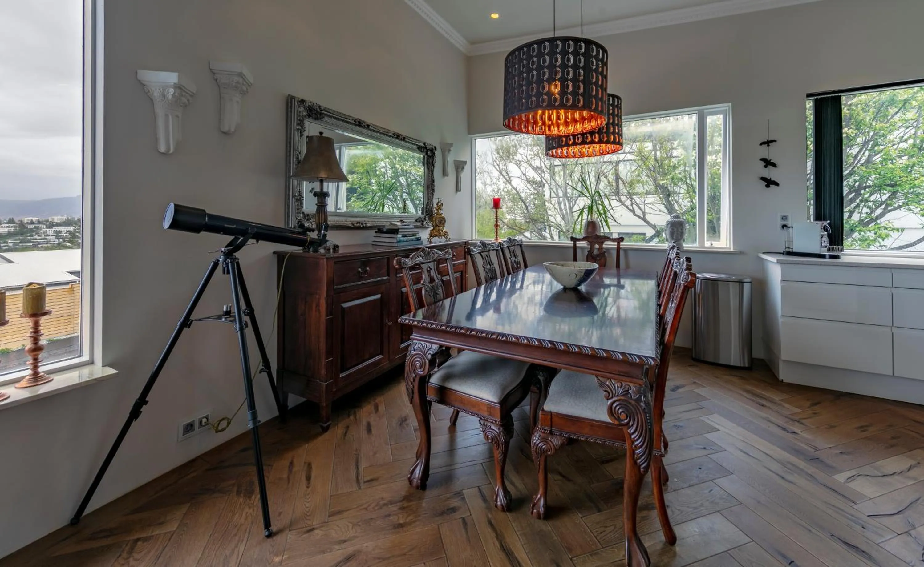 View (from property/room) in ICELAND SJF Villa, Hot tub & Outdoor Sauna Amazing Mountains and City View Over Reykjavík