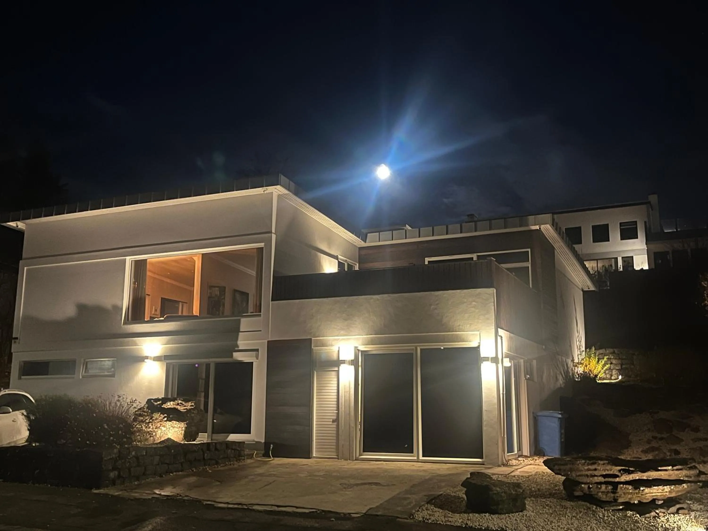 Property building in ICELAND SJF Villa, Hot tub & Outdoor Sauna Amazing Mountains and City View Over Reykjavík