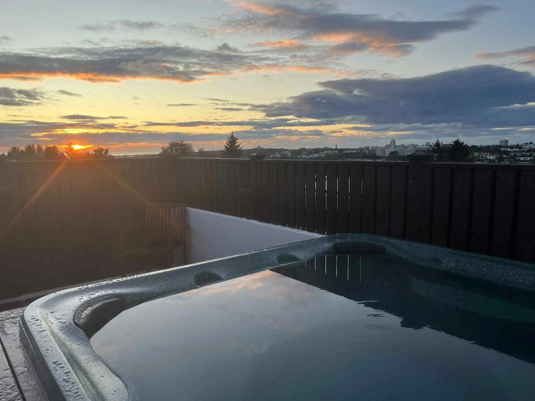 View (from property/room) in ICELAND SJF Villa, Hot tub & Outdoor Sauna Amazing Mountains and City View Over Reykjavík