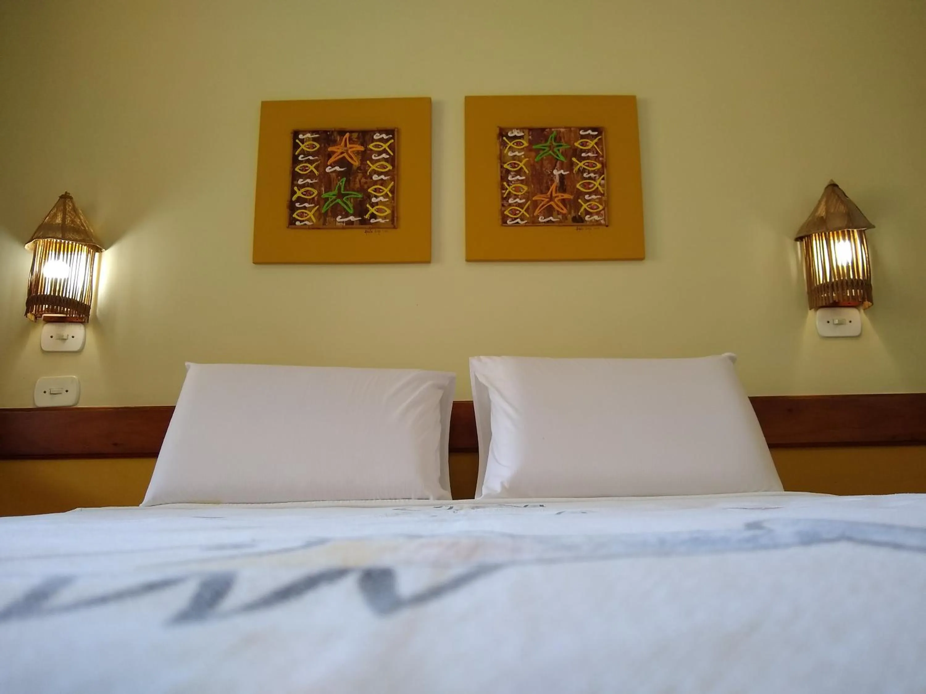 Bedroom, Bed in Pousada do Mar