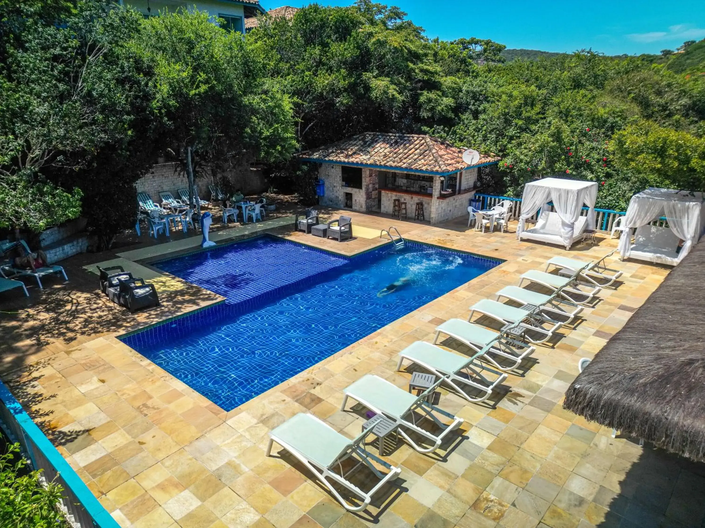 Swimming pool in Hotel Miratlantico Búzios Swimming pool in Hotel Miratlantico Búzios