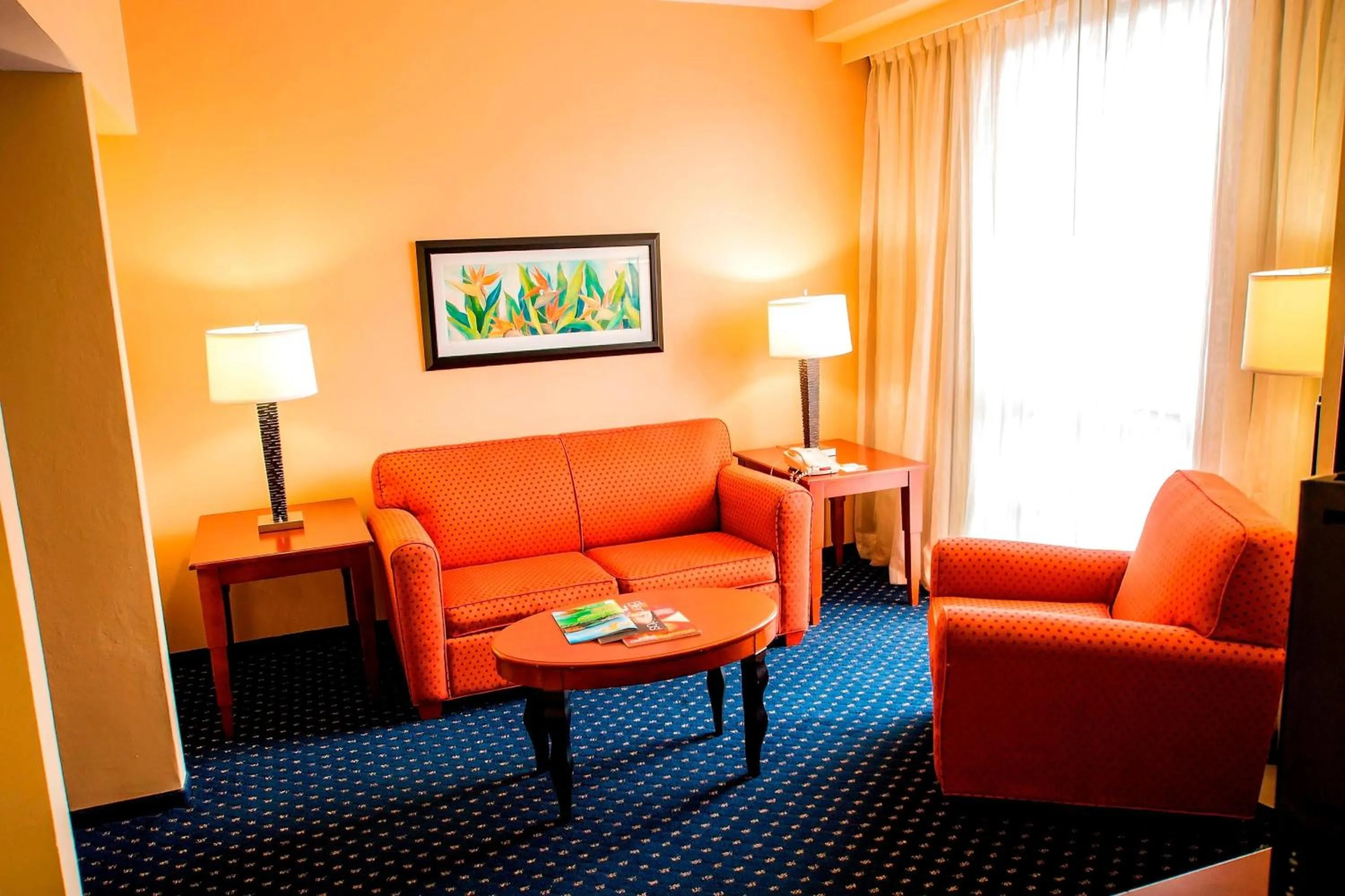 Living room in Courtyard by Marriott San Juan Miramar