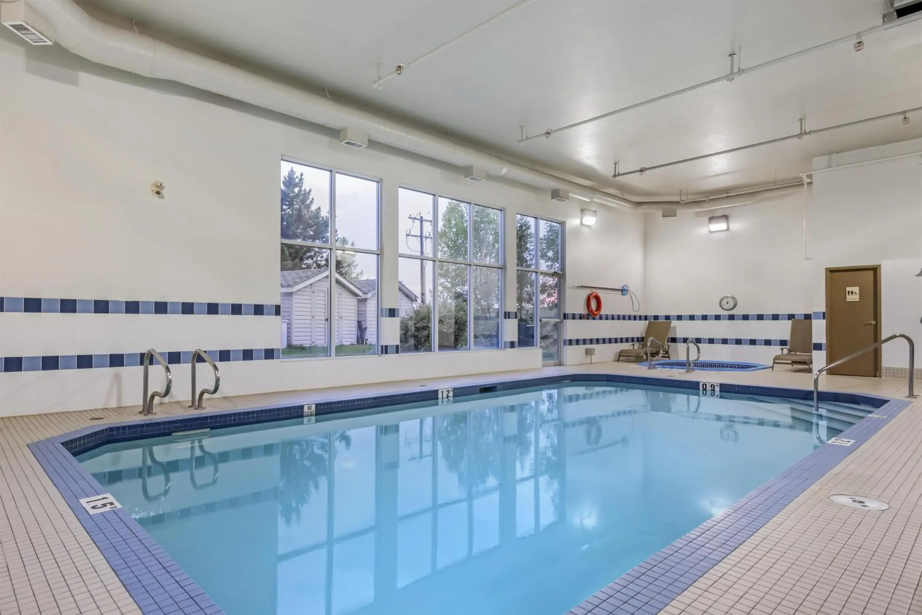 Pool view in Best Western Plus Red Deer Inn & Suite Pool view in Best Western Plus Red Deer Inn & Suite