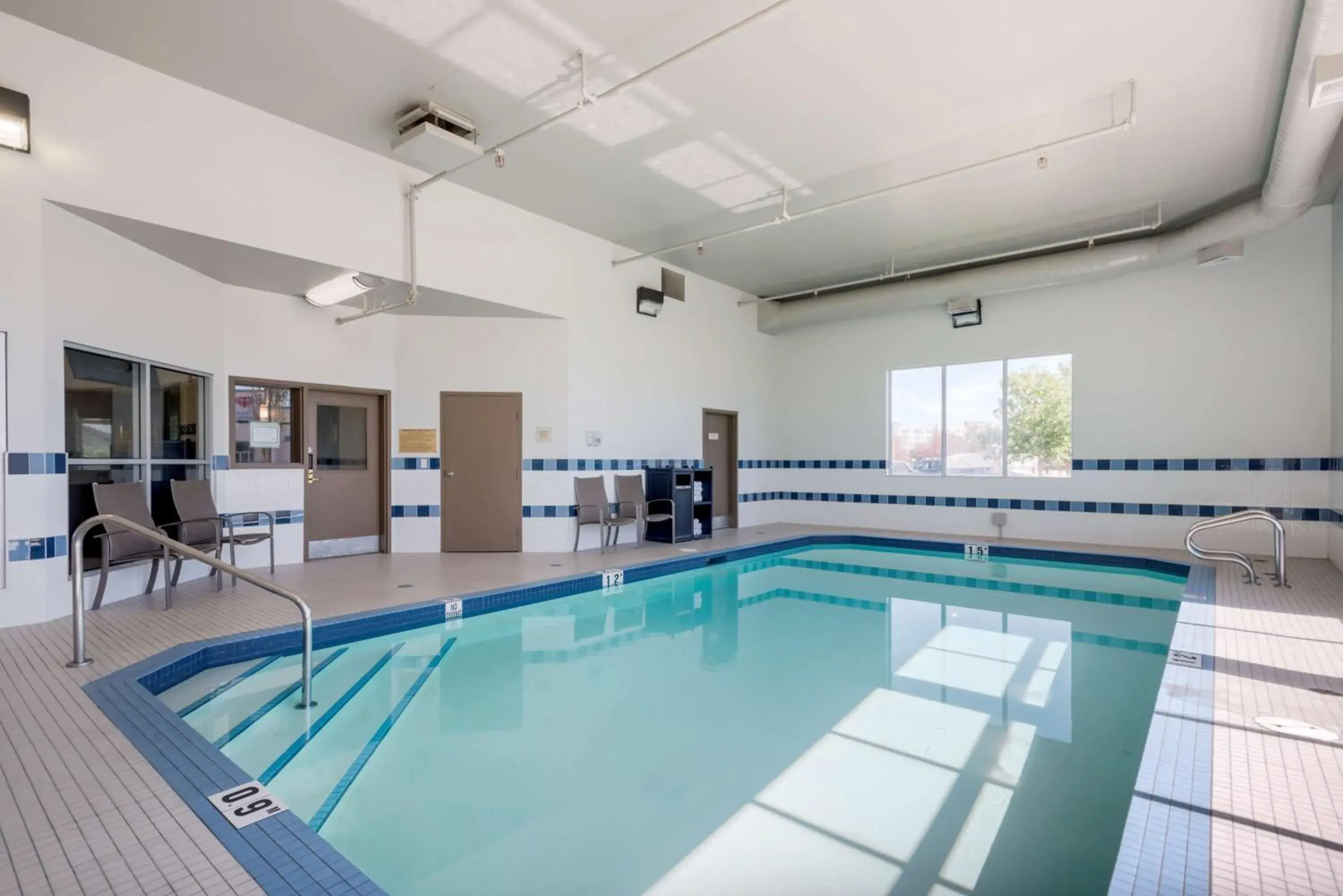 Pool view in Best Western Plus Red Deer Inn & Suite Pool view in Best Western Plus Red Deer Inn & Suite