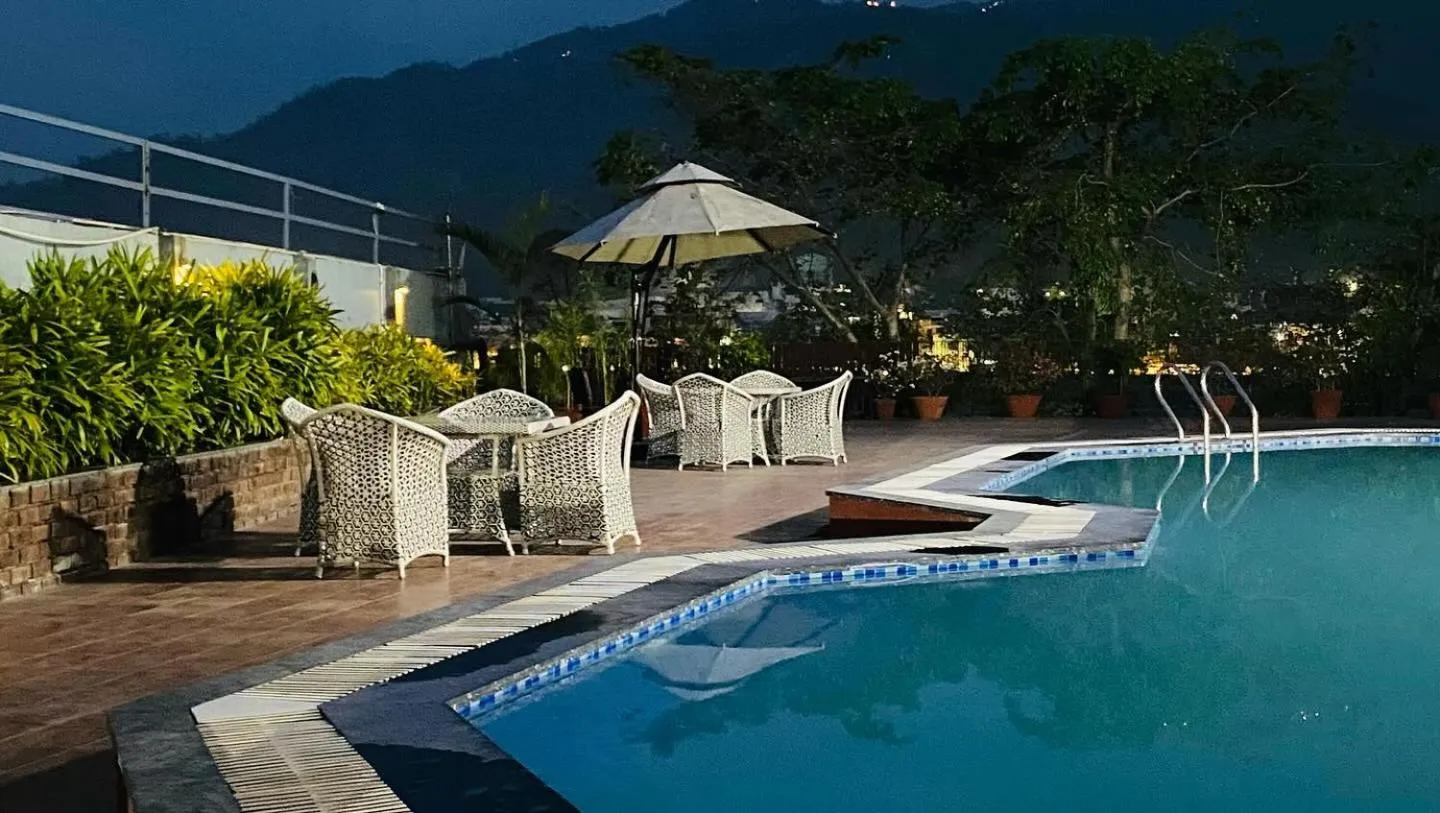 Mountain view in Hotel Natraj Rishikesh