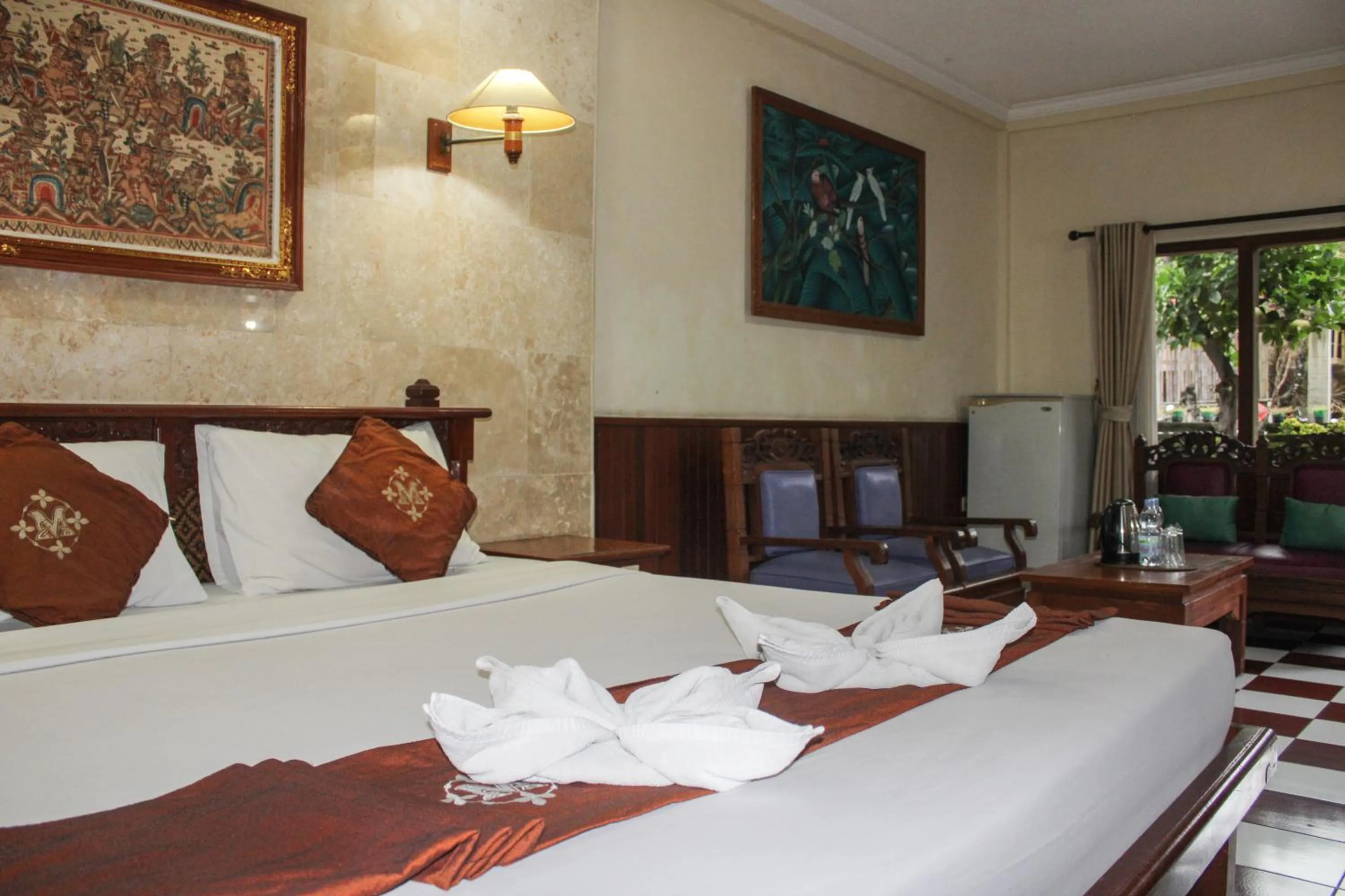 Bed in Melasti Kuta Beach Hotel & Spa