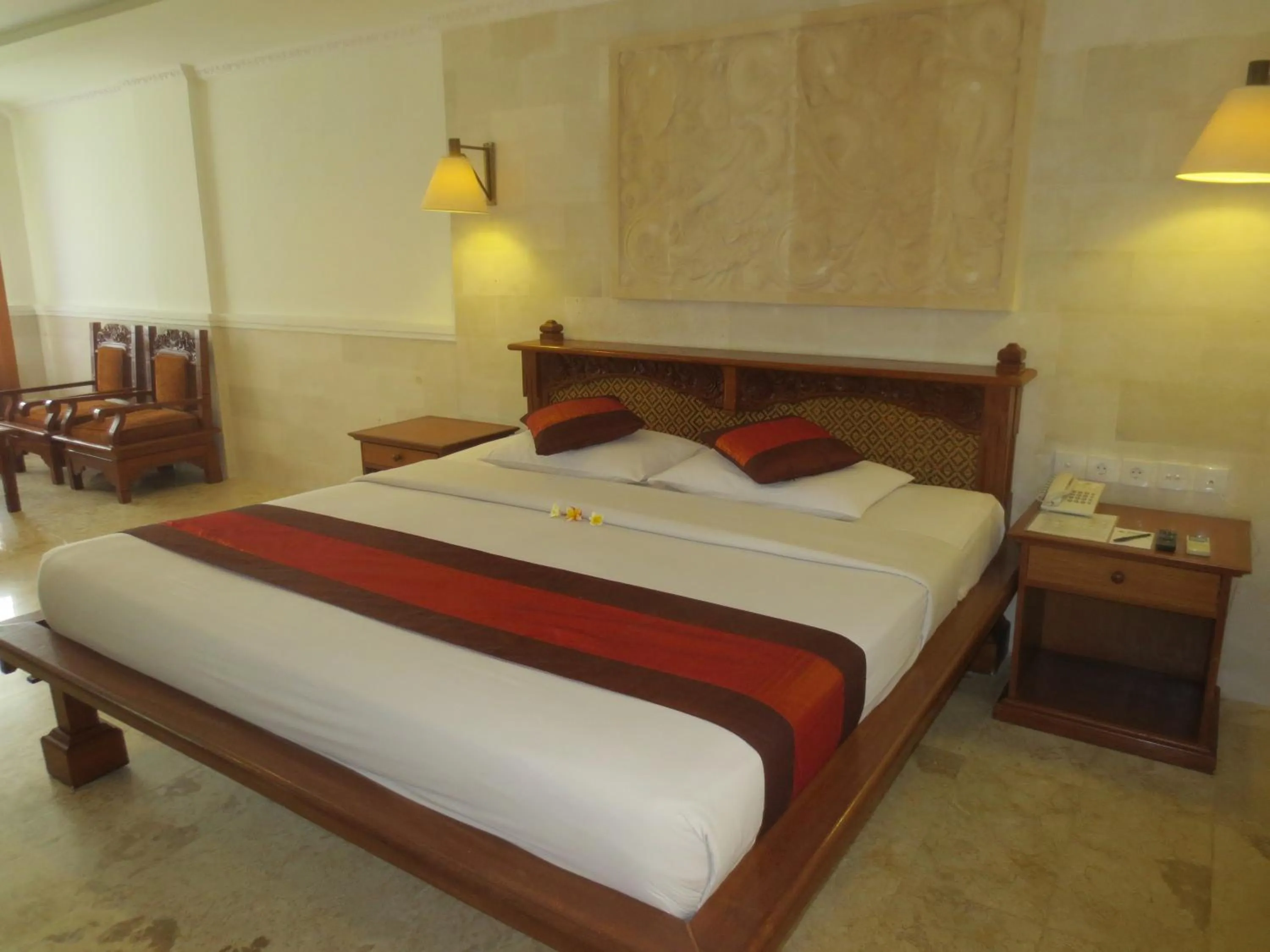 Bed in Melasti Beach Resort & Spa Legian