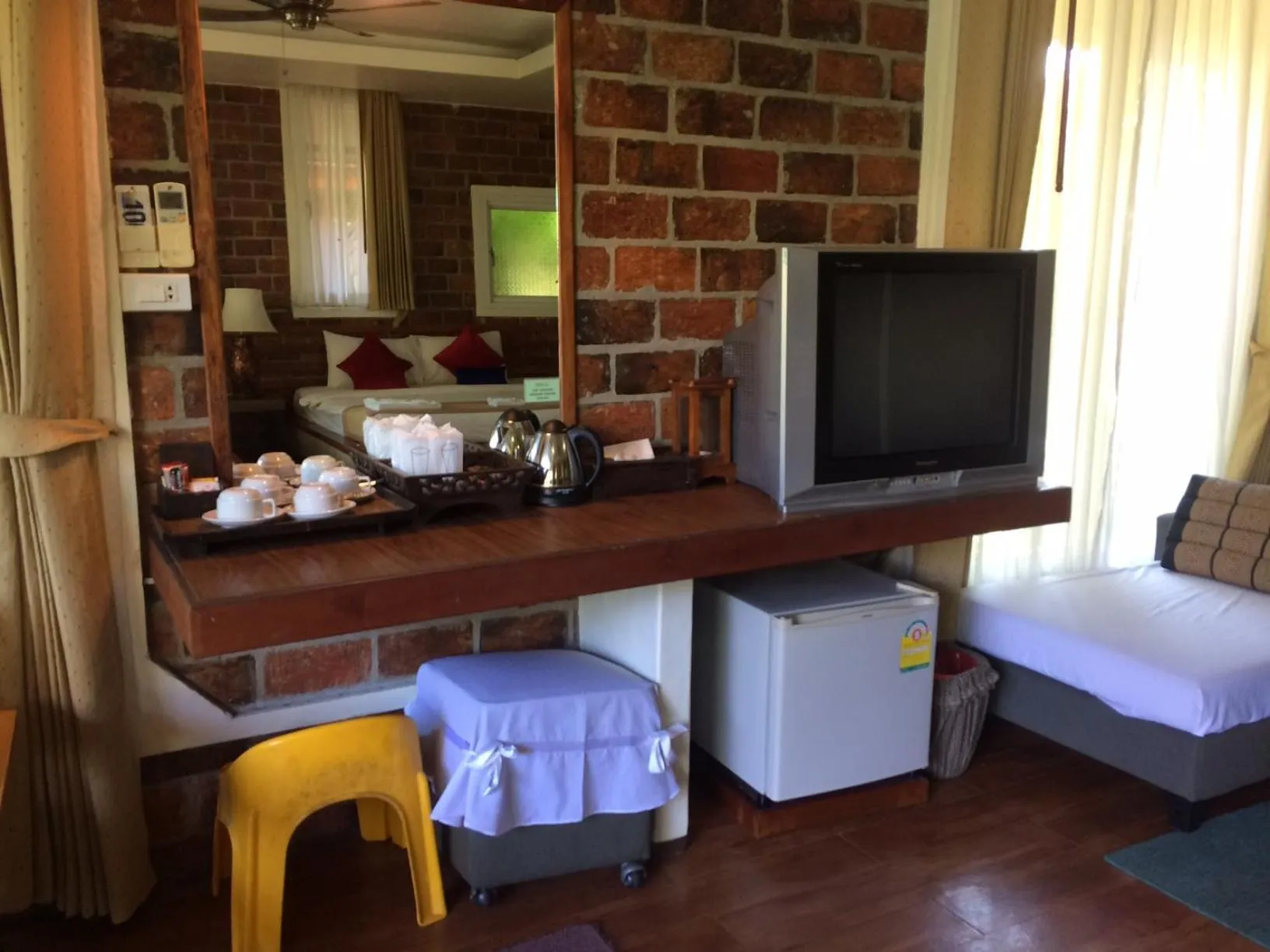 Bed in Green View Village Resort