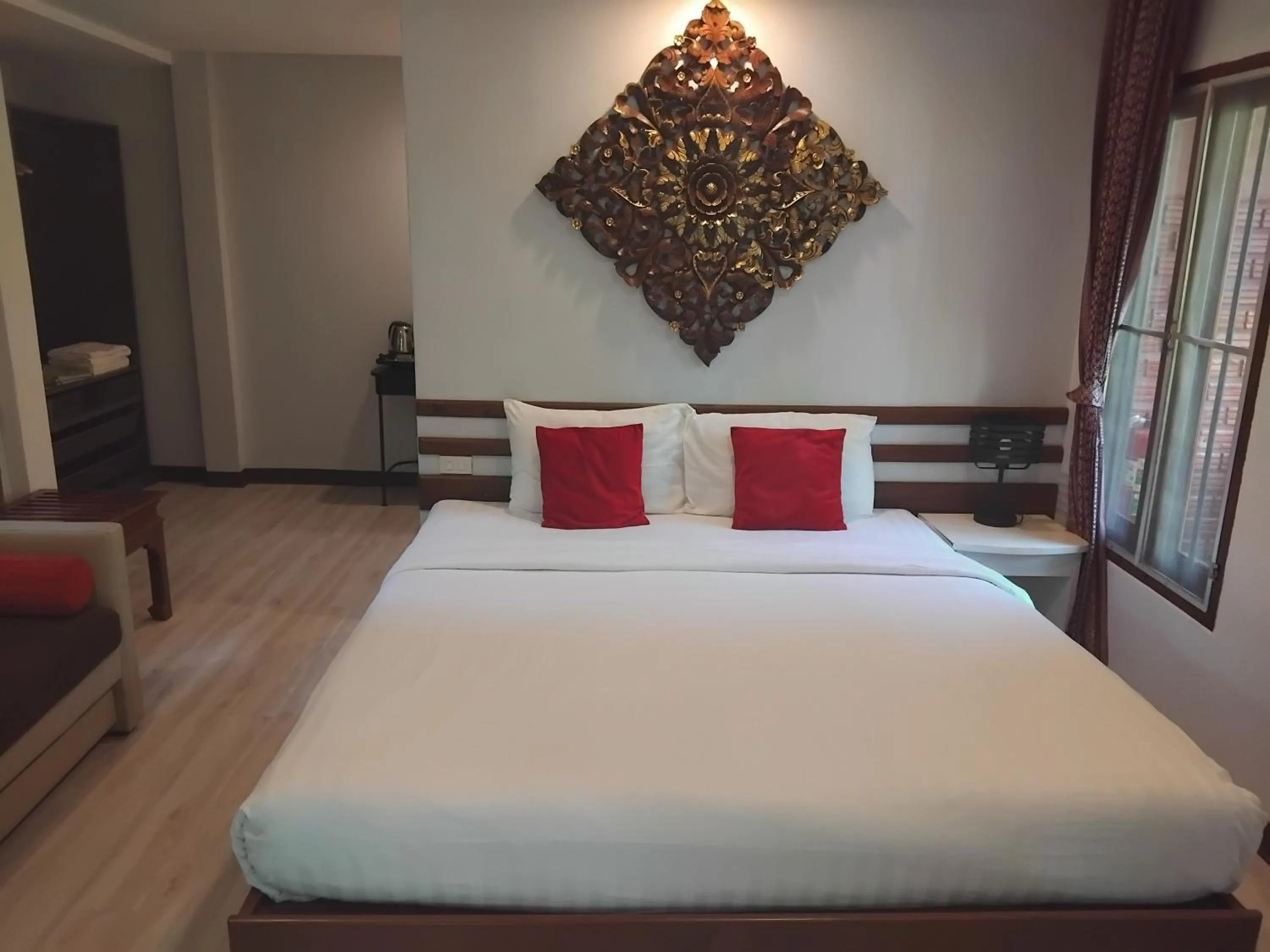 Bed in Green View Village Resort