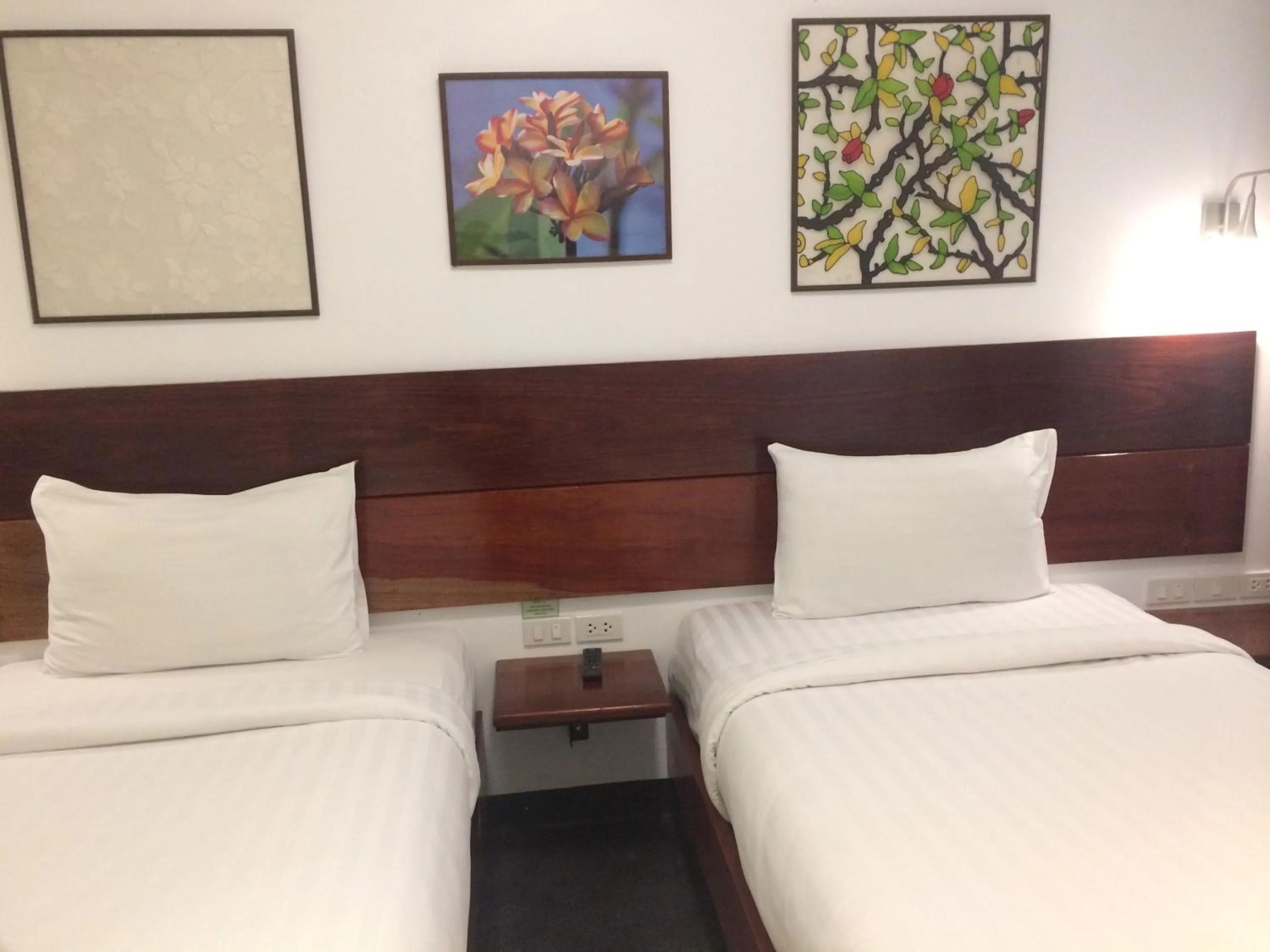 Bed in Green View Village Resort