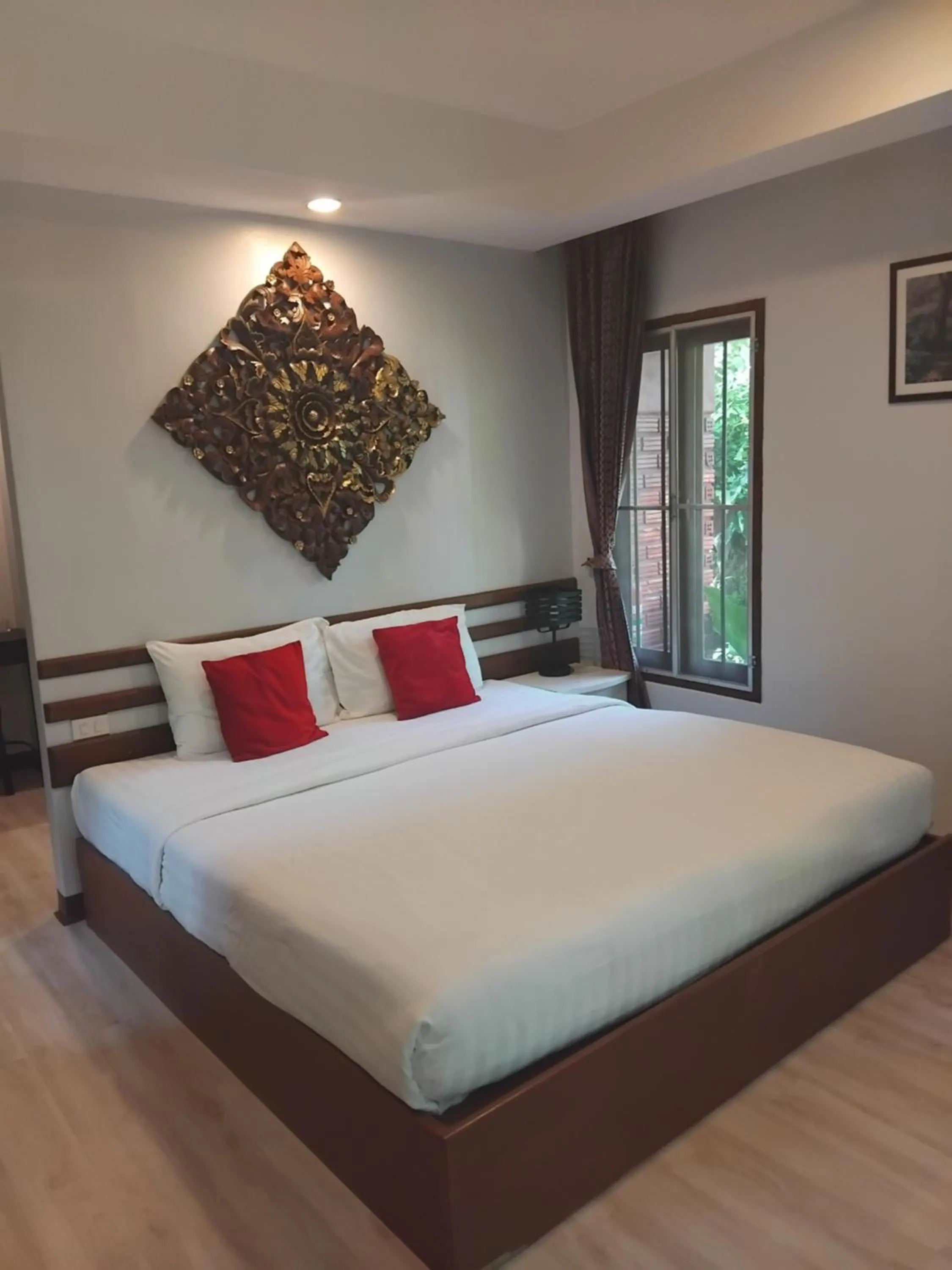 Bed in Green View Village Resort