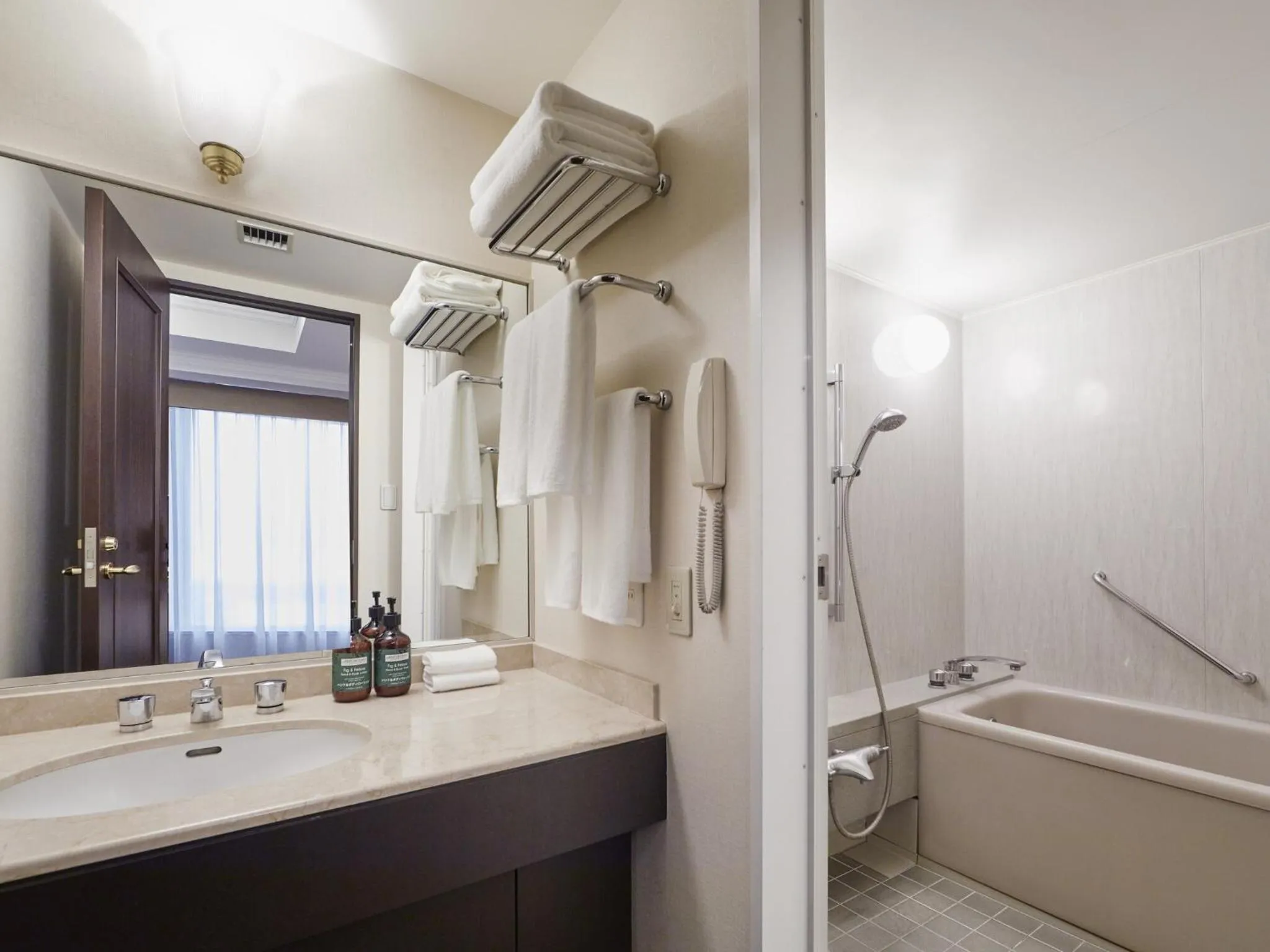Bathroom in ANA Crowne Plaza Chitose by IHG