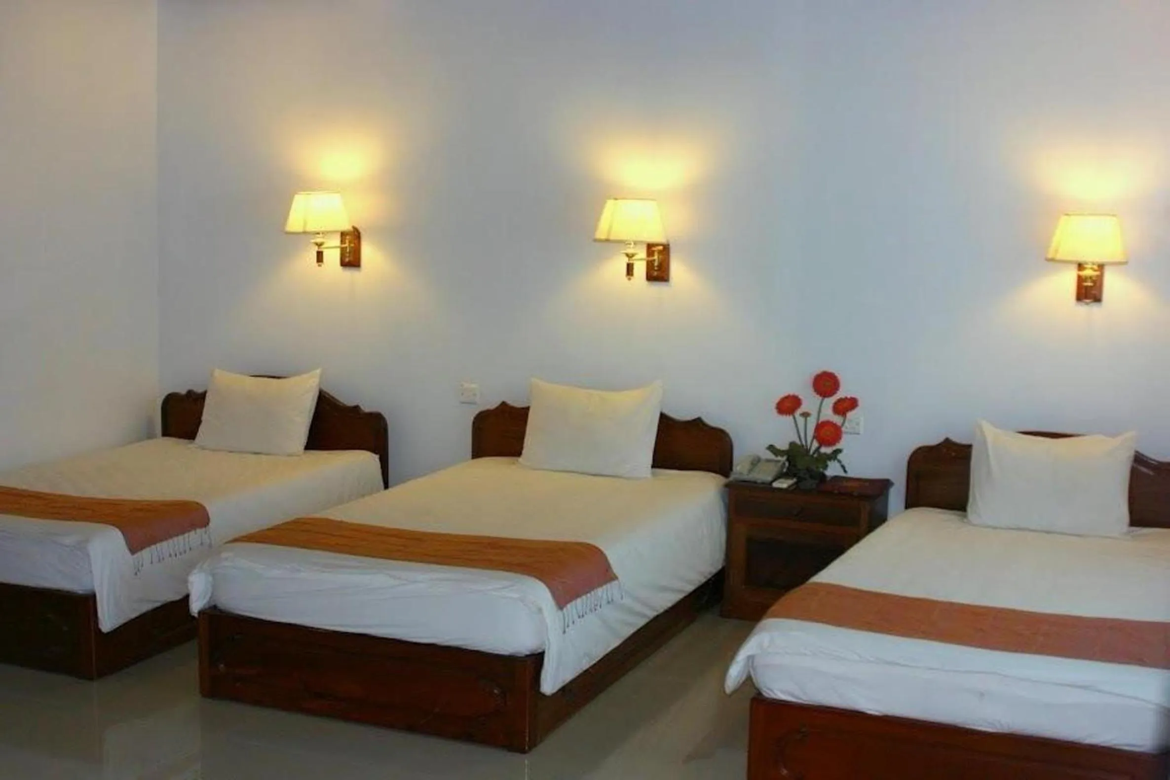 Bed in Mom's Guesthouse