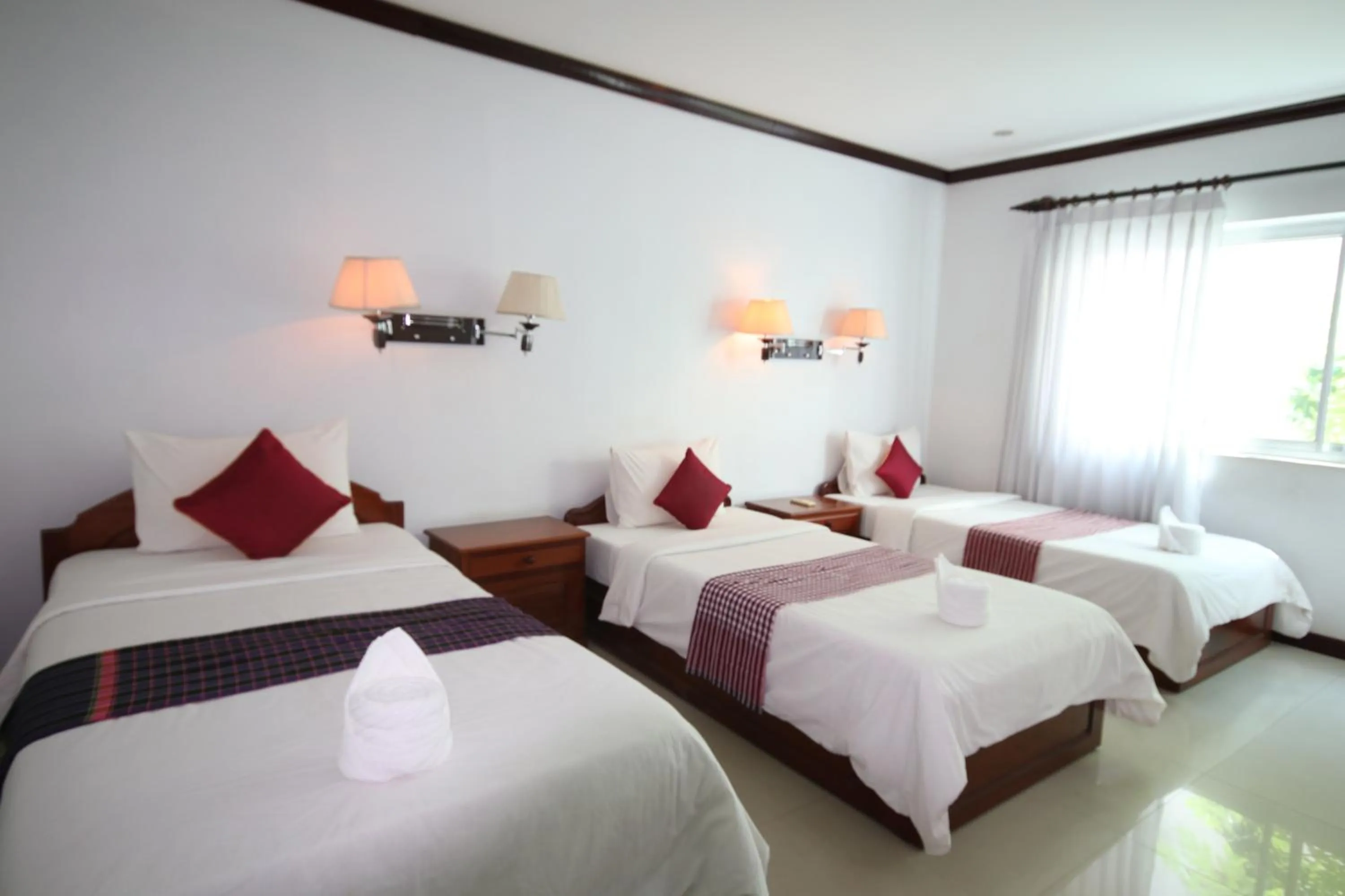 Bed in Mom's Guesthouse