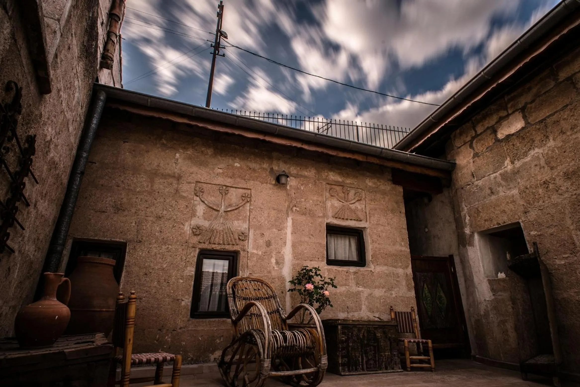 Patio in Kirkit Hotel