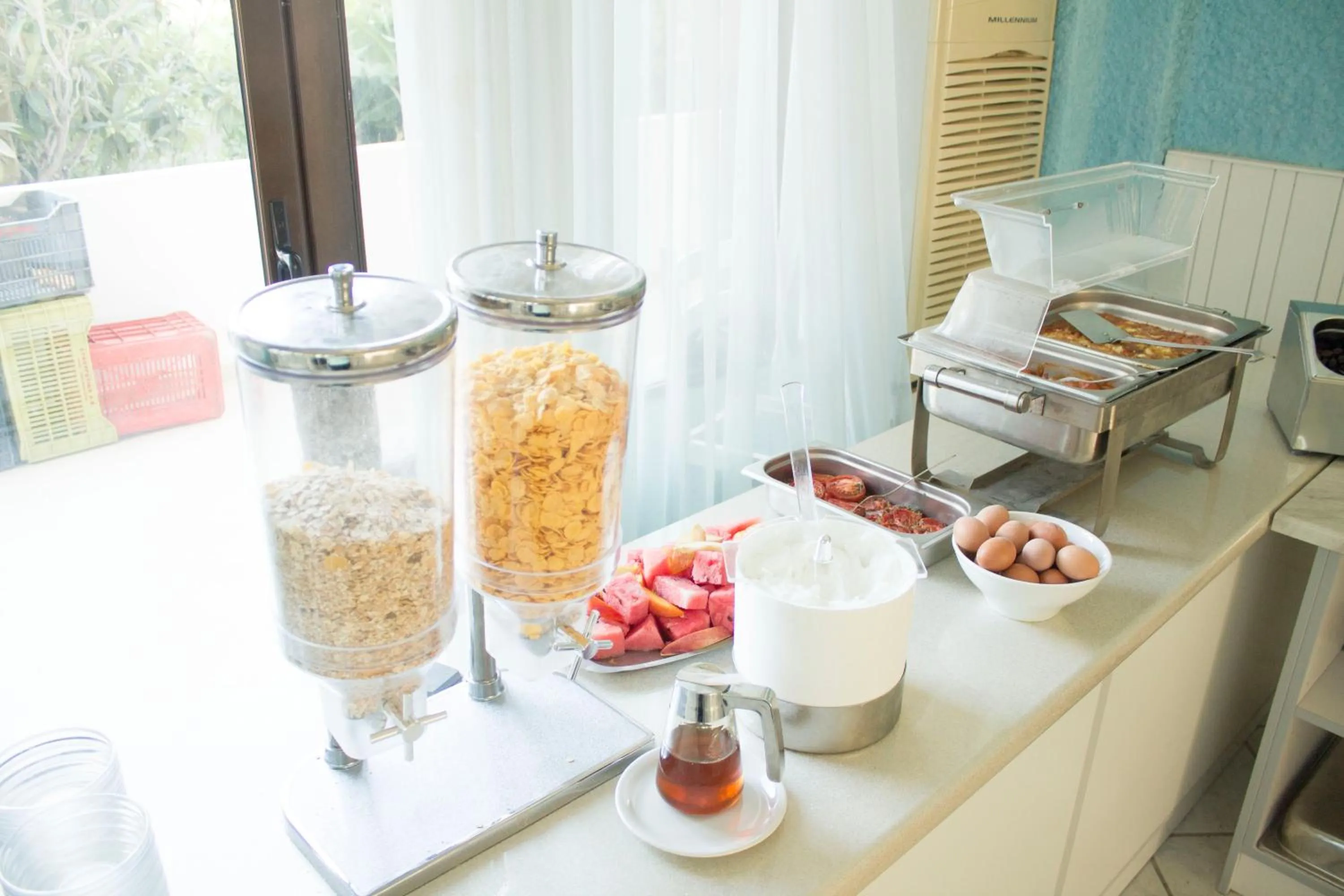 Buffet breakfast in Esperides Hotel