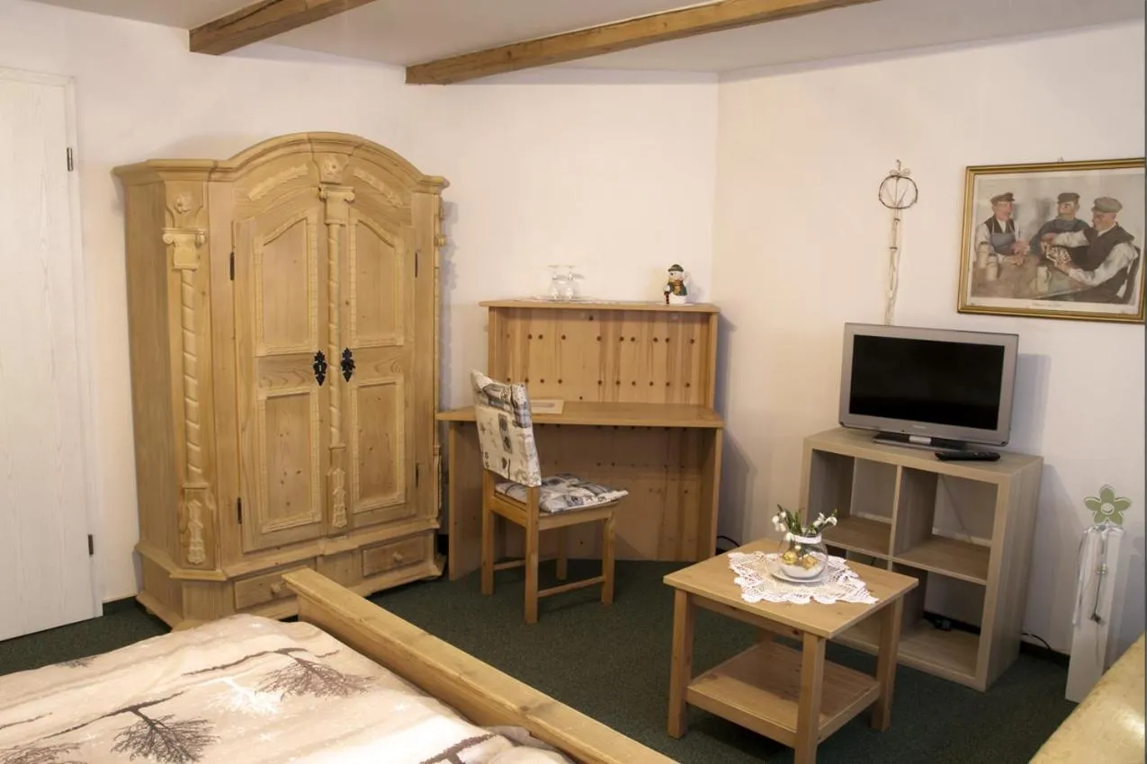 Bed in Frühstücks Pension Zum Postillion