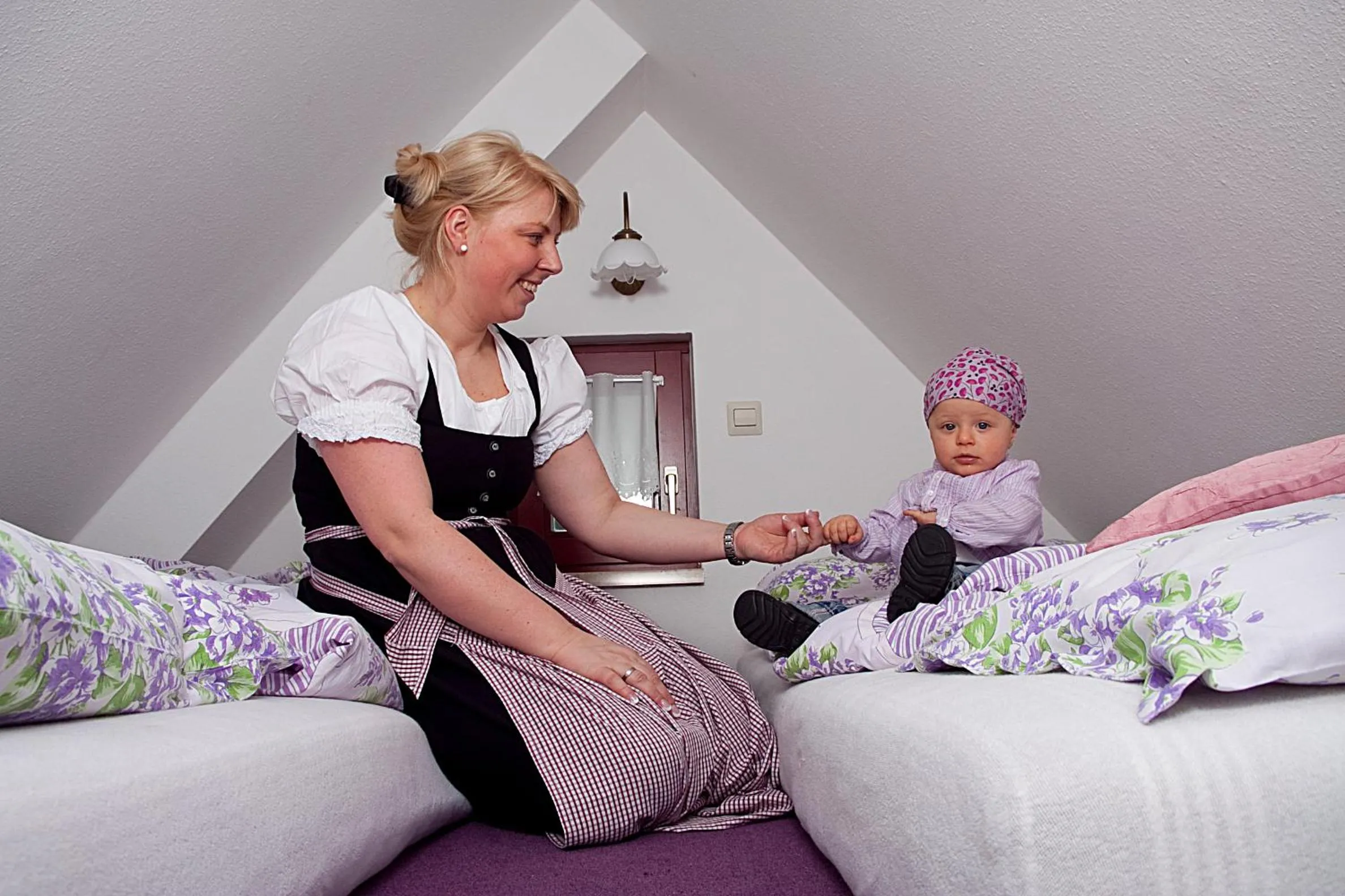 Bedroom in Frühstücks Pension Zum Postillion