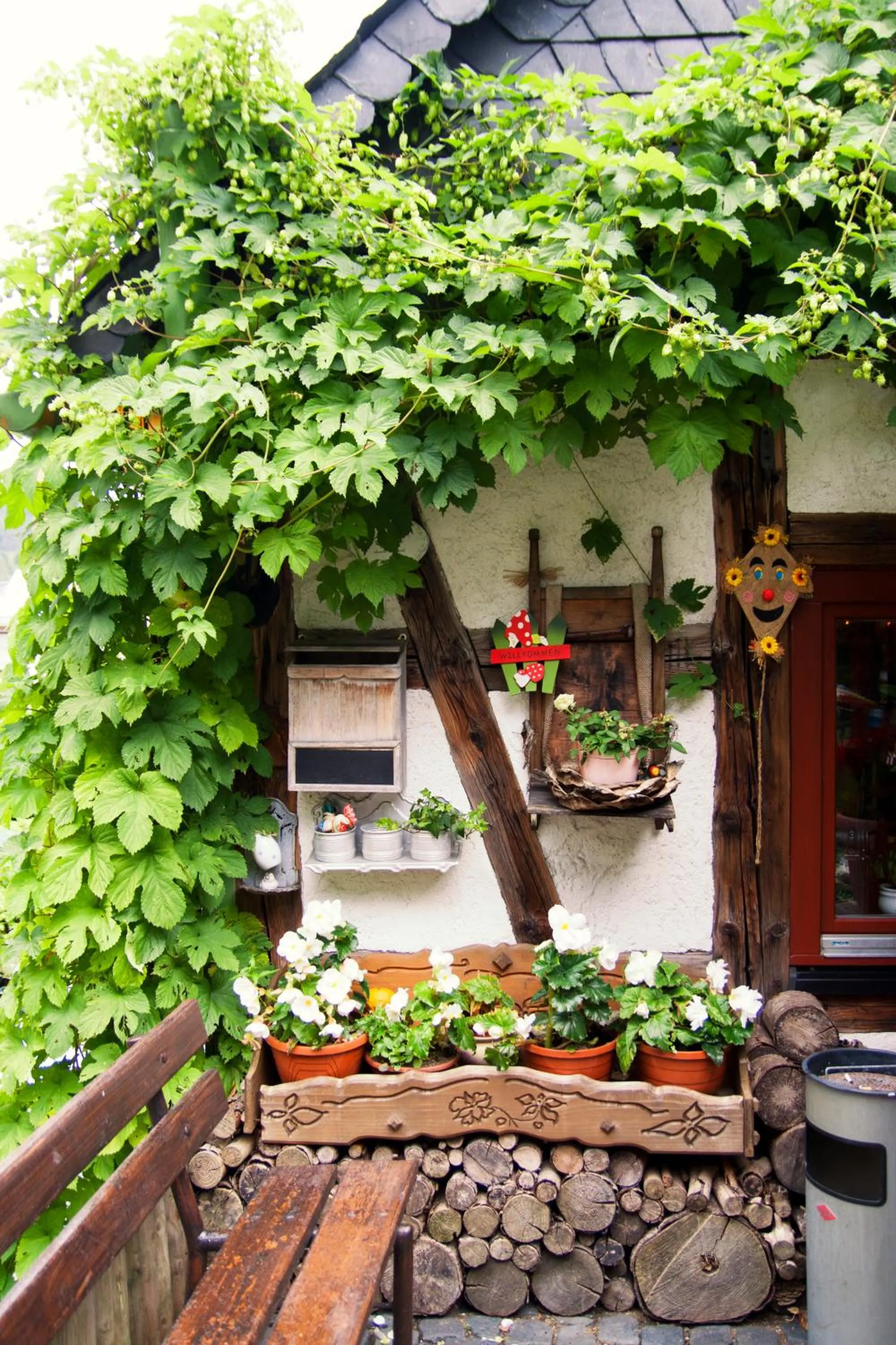 Garden in Frühstücks Pension Zum Postillion