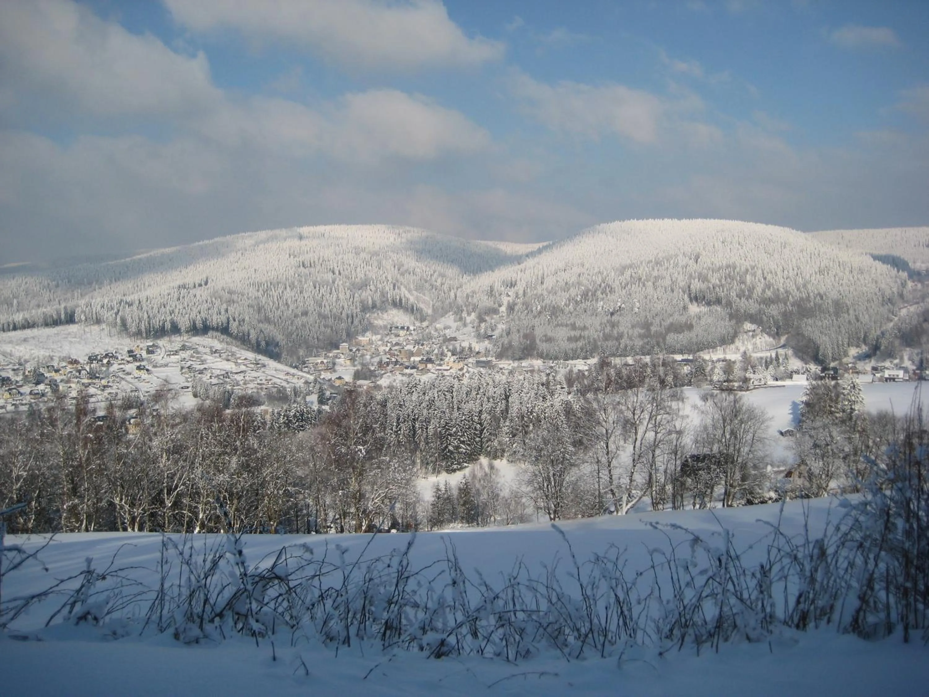 Winter in Frühstücks Pension Zum Postillion