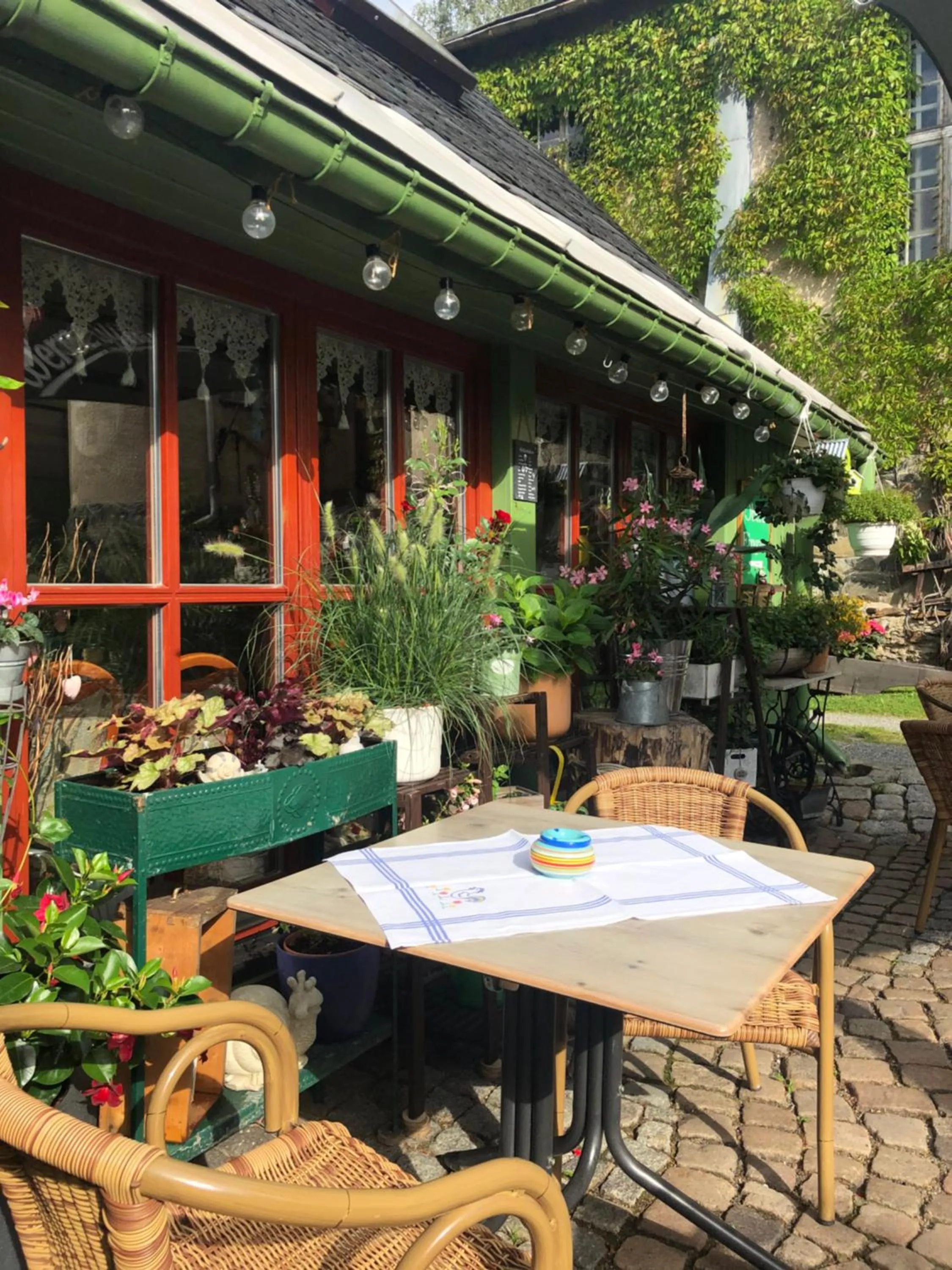 Balcony/Terrace in Frühstücks Pension Zum Postillion