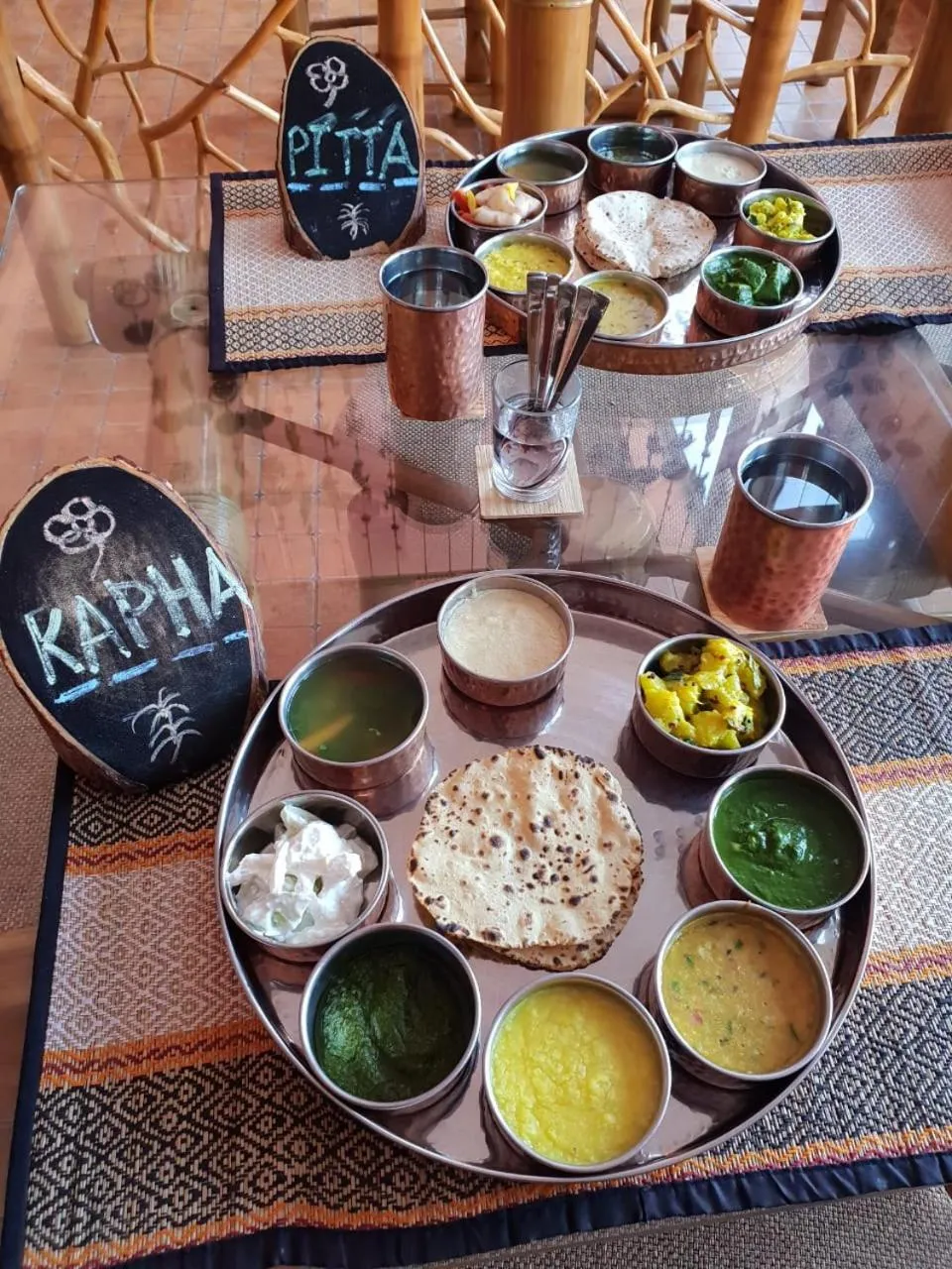 Lunch in Veda5 Ayurveda & Yoga Retreat
