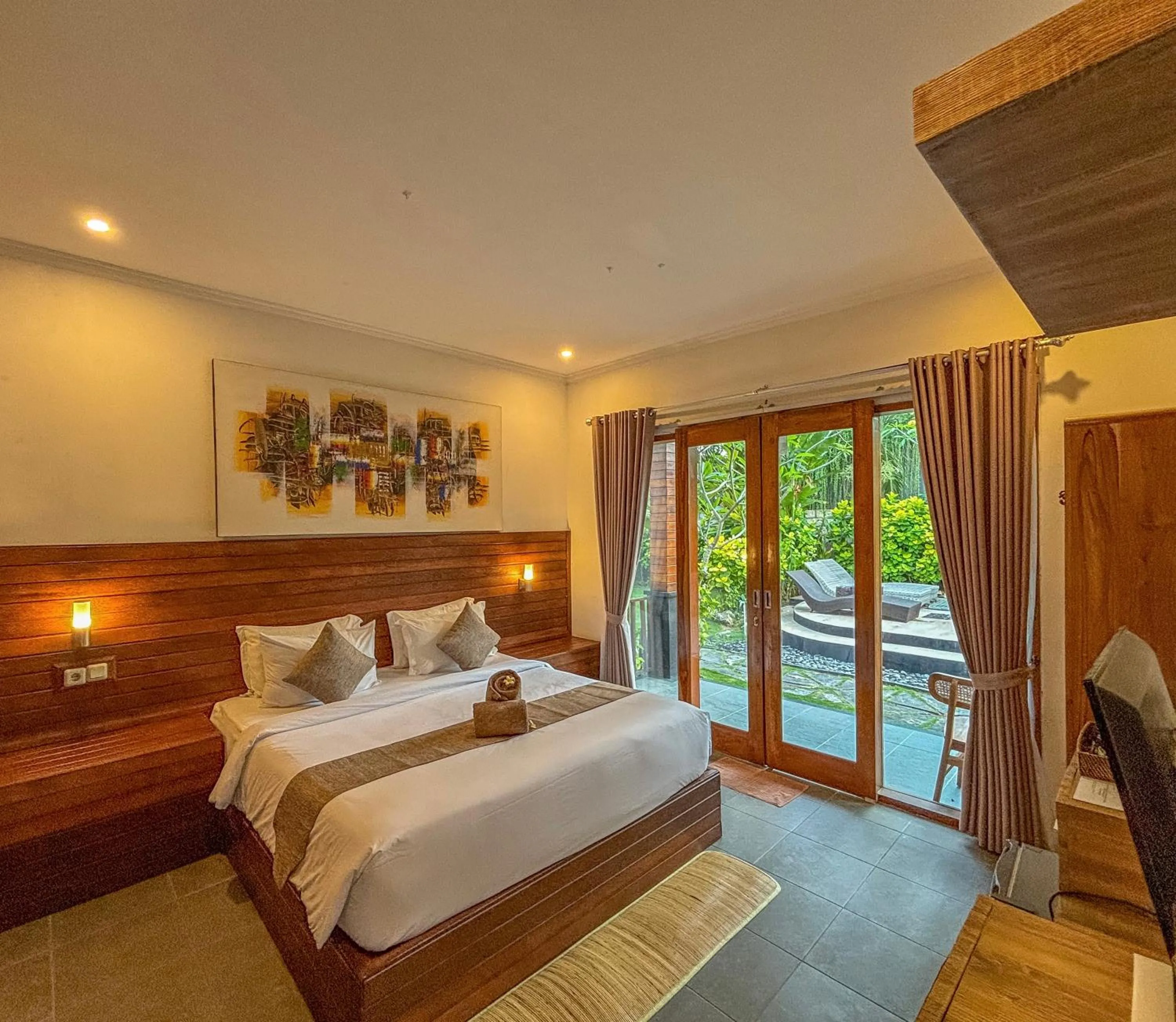 Bed in Singabu Bungalows