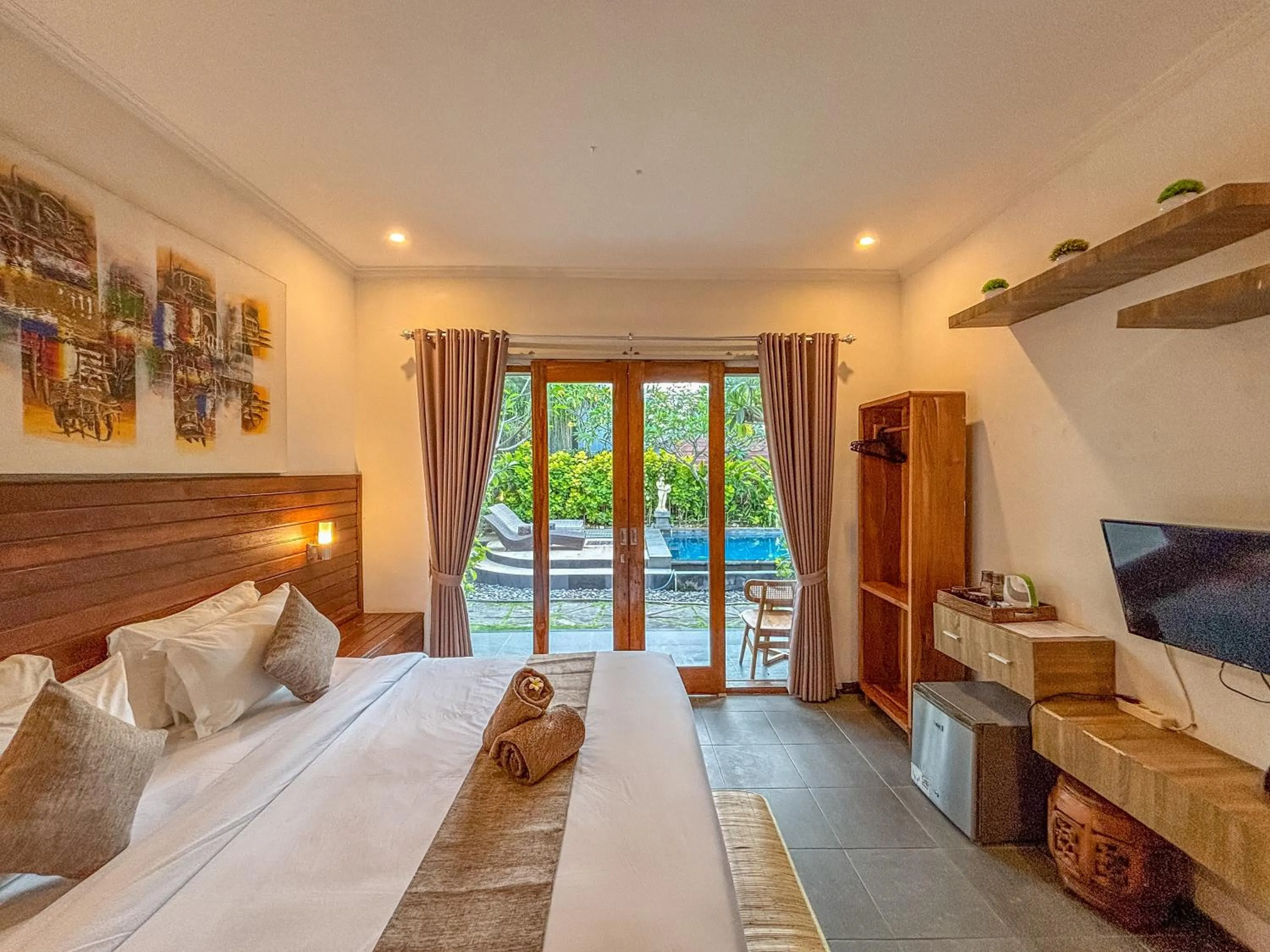 Bed in Singabu Bungalows