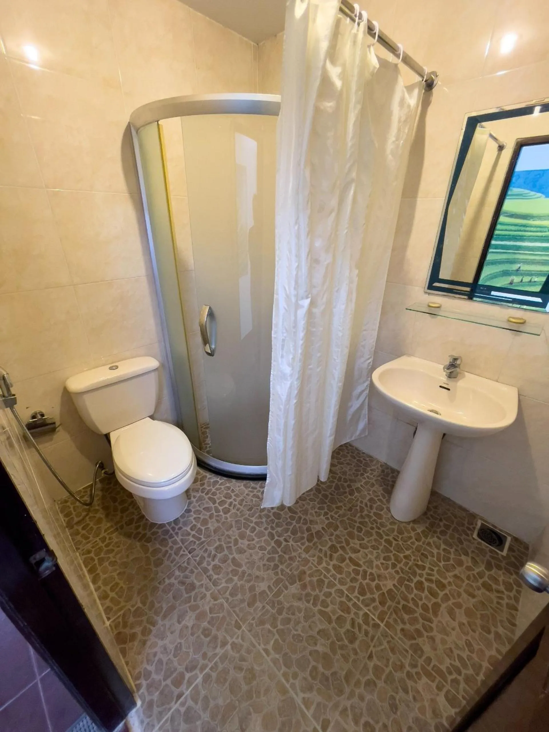 Shower in Little Brick Saigon Hotel