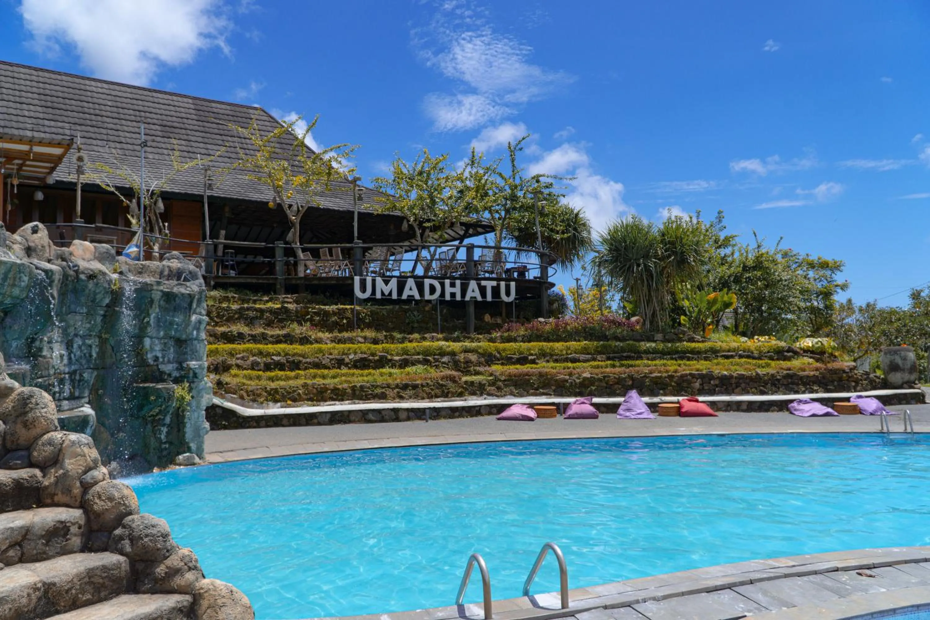 Pool view in Umadhatu Resort by Amerta