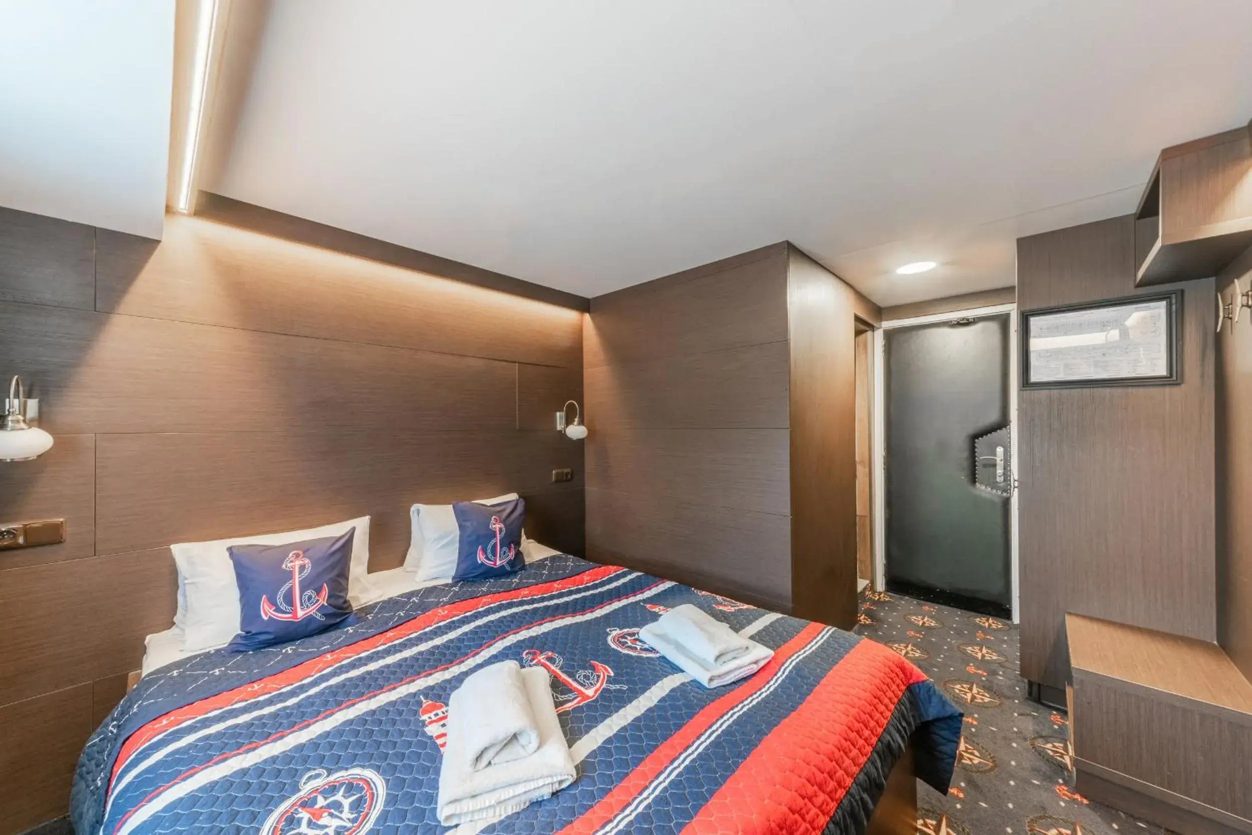 Bed in Botel Albatros Bed in Botel Albatros