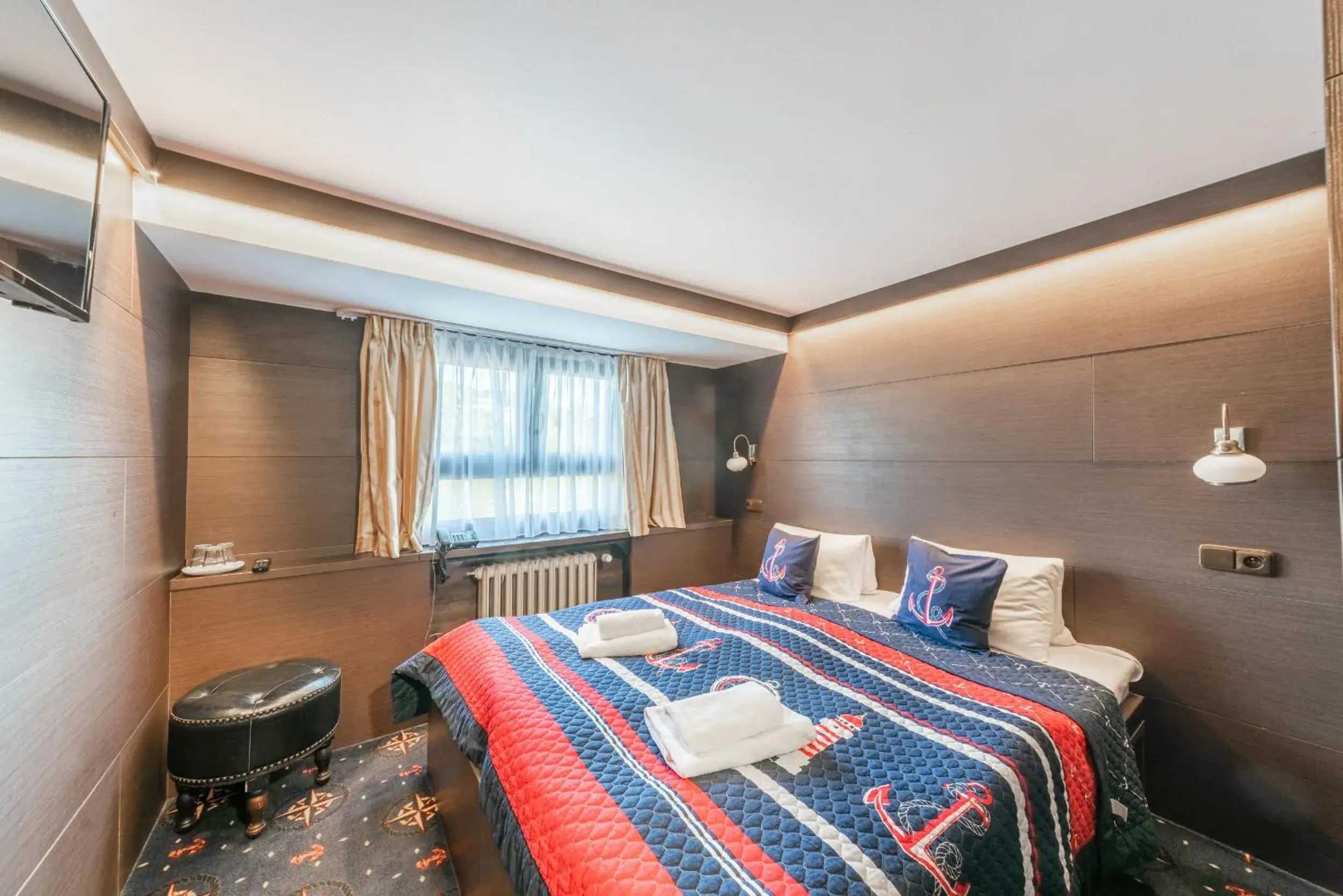 Bed in Botel Albatros Bed in Botel Albatros