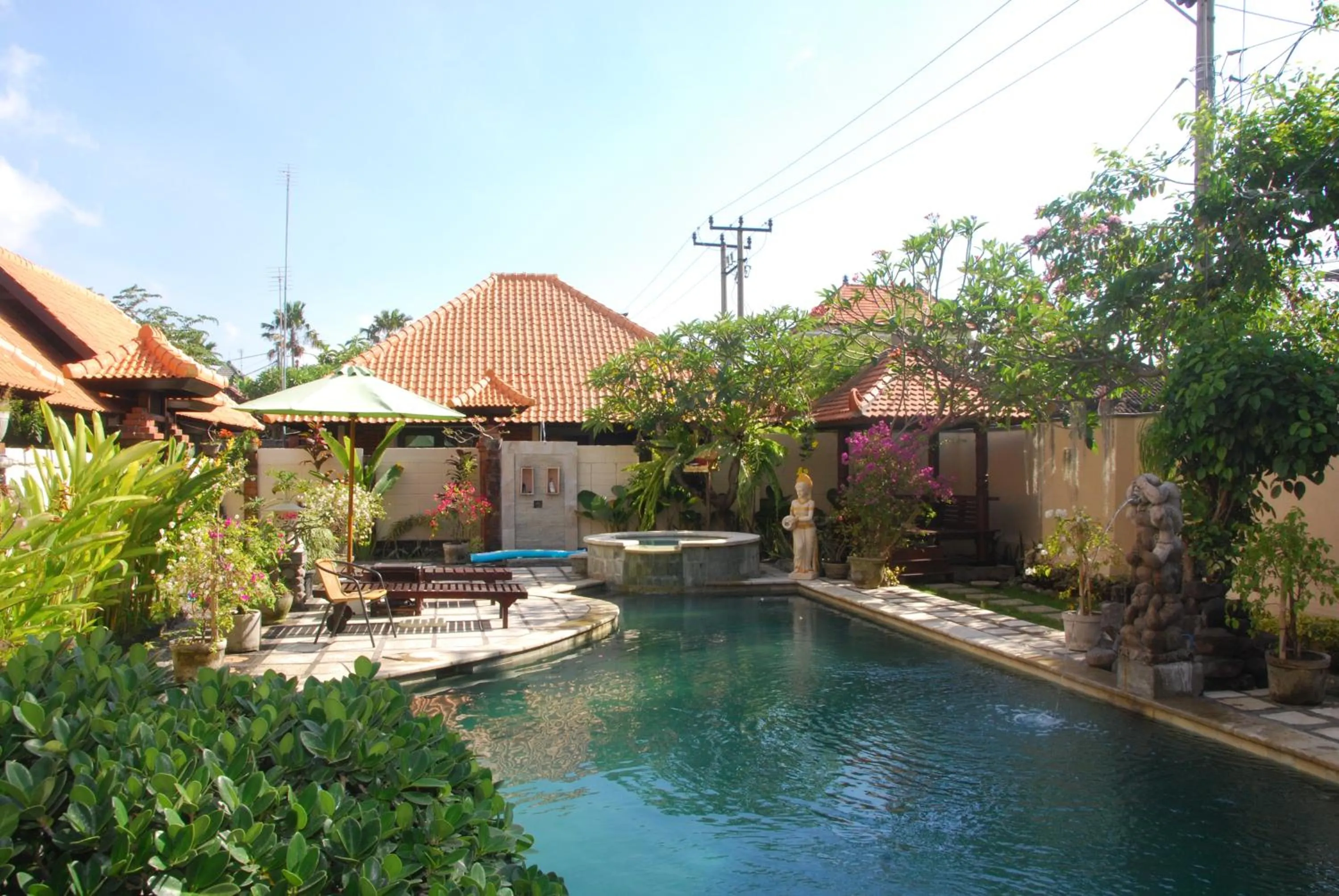 Swimming pool in Wikarmas Villa Sanur