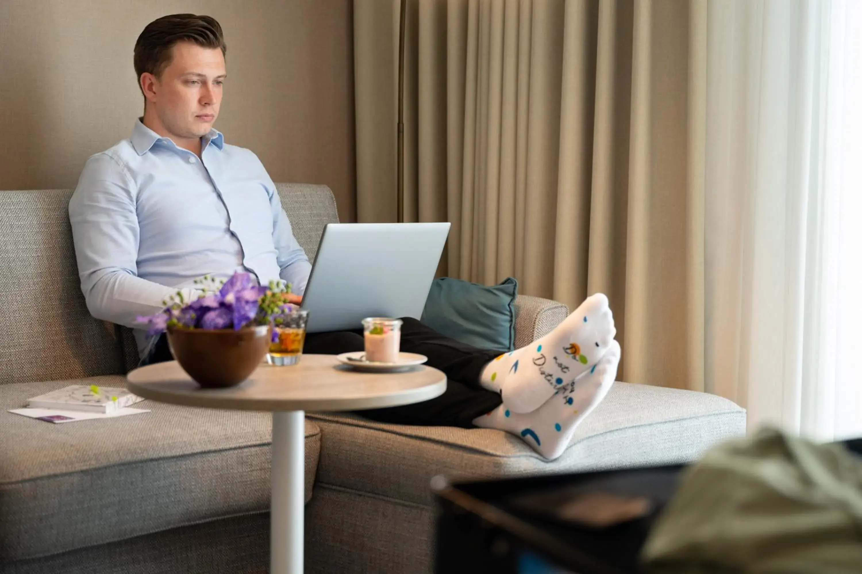 Bedroom in Hyatt Place Frankfurt Airport Bedroom in Hyatt Place Frankfurt Airport