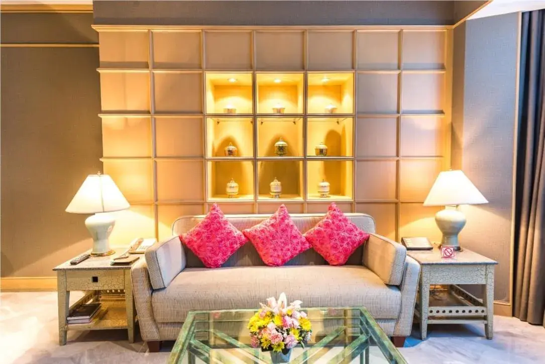 Living room in The Maruay Garden Hotel Living room in The Maruay Garden Hotel