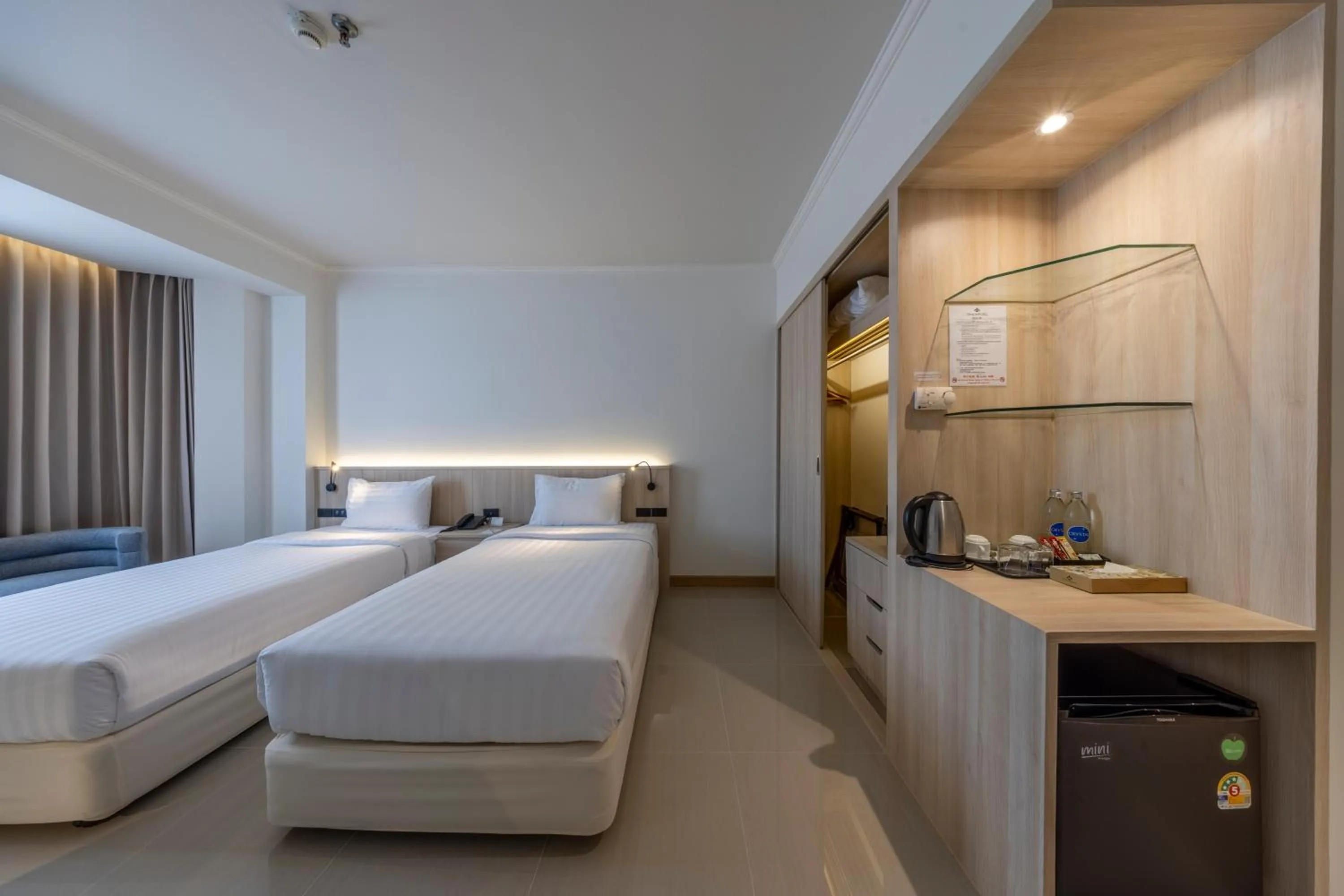 Bed in The Maruay Garden Hotel