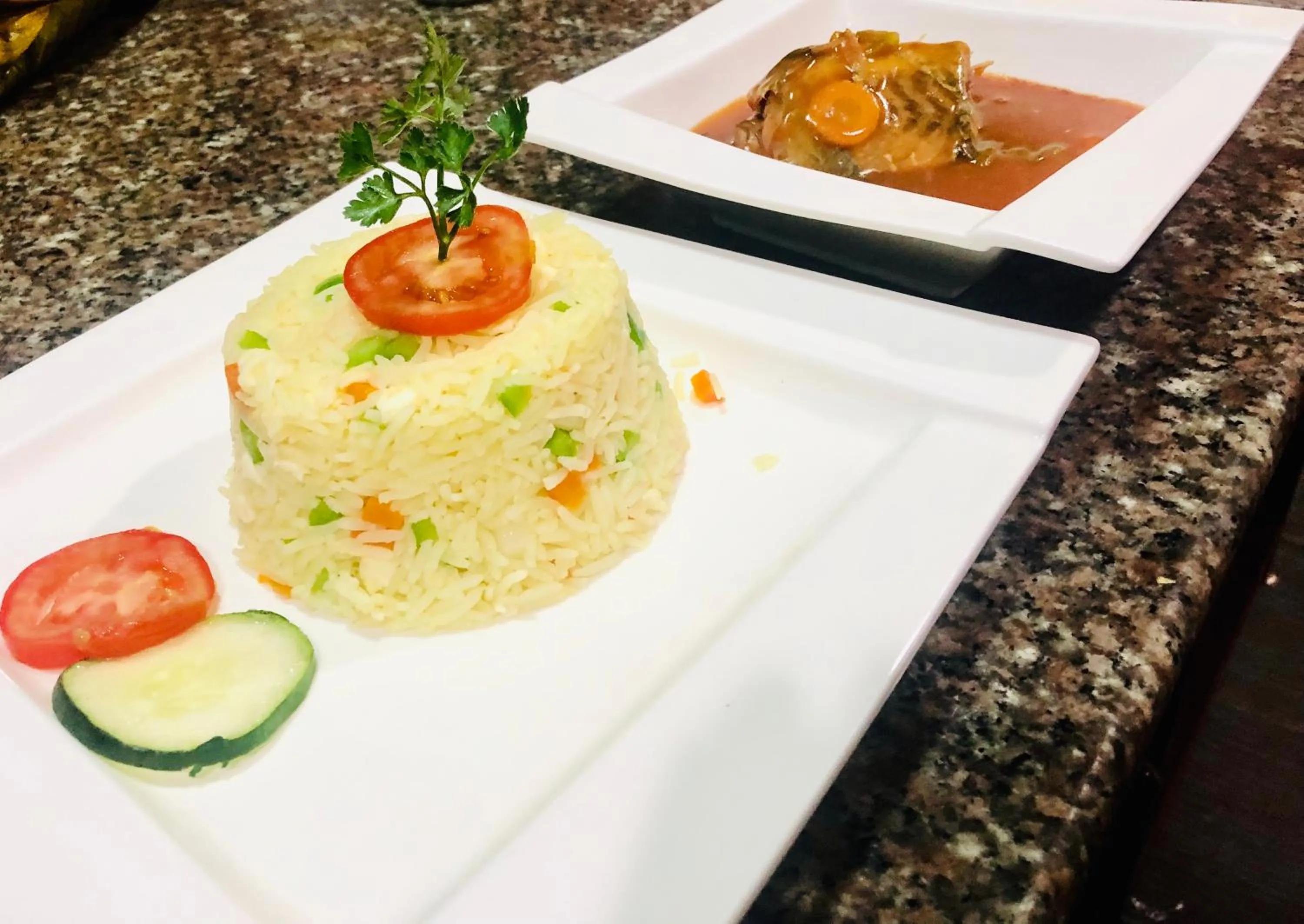 Food close-up in Fawzy Hotel