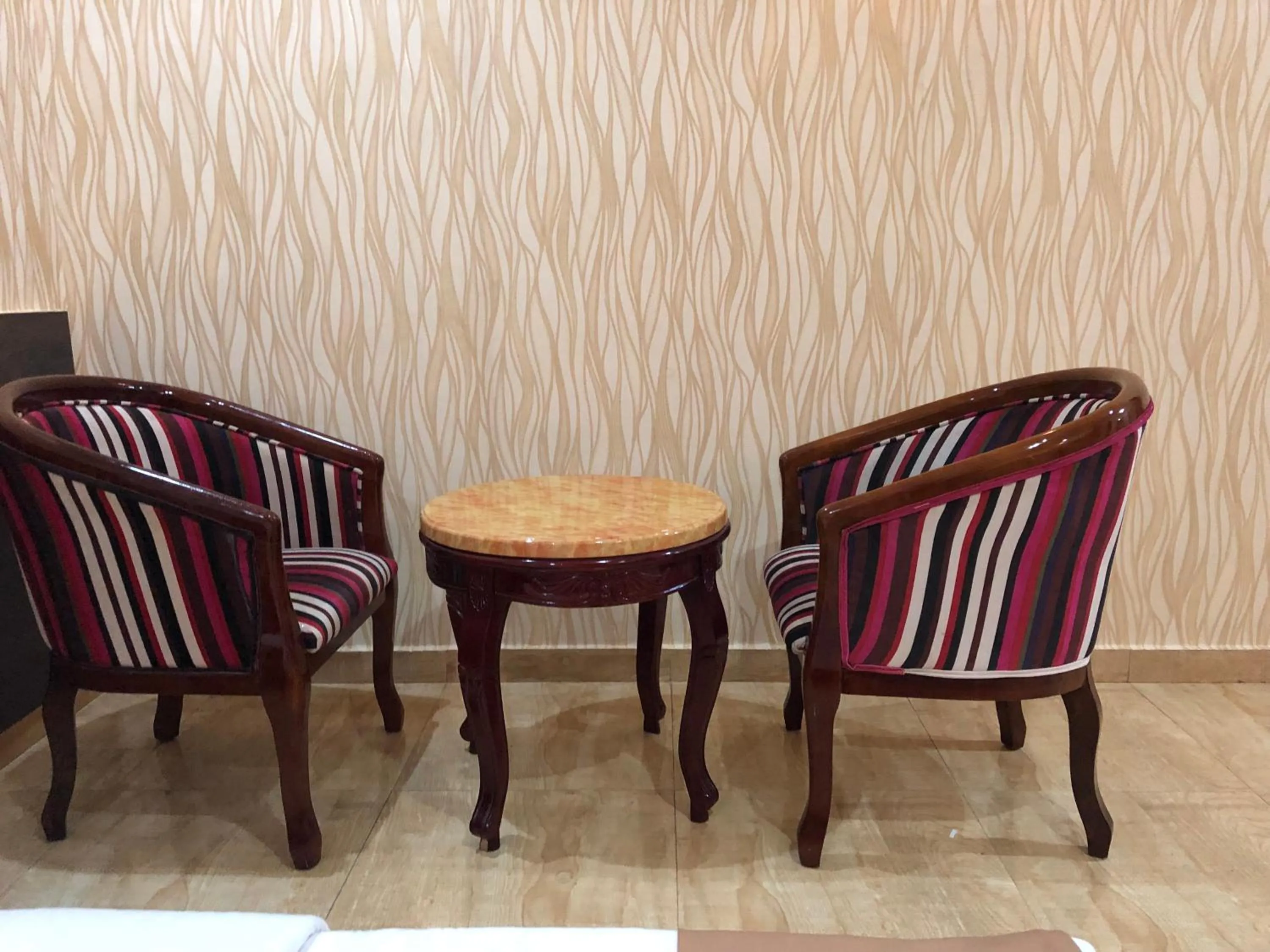 Seating area in Fawzy Hotel
