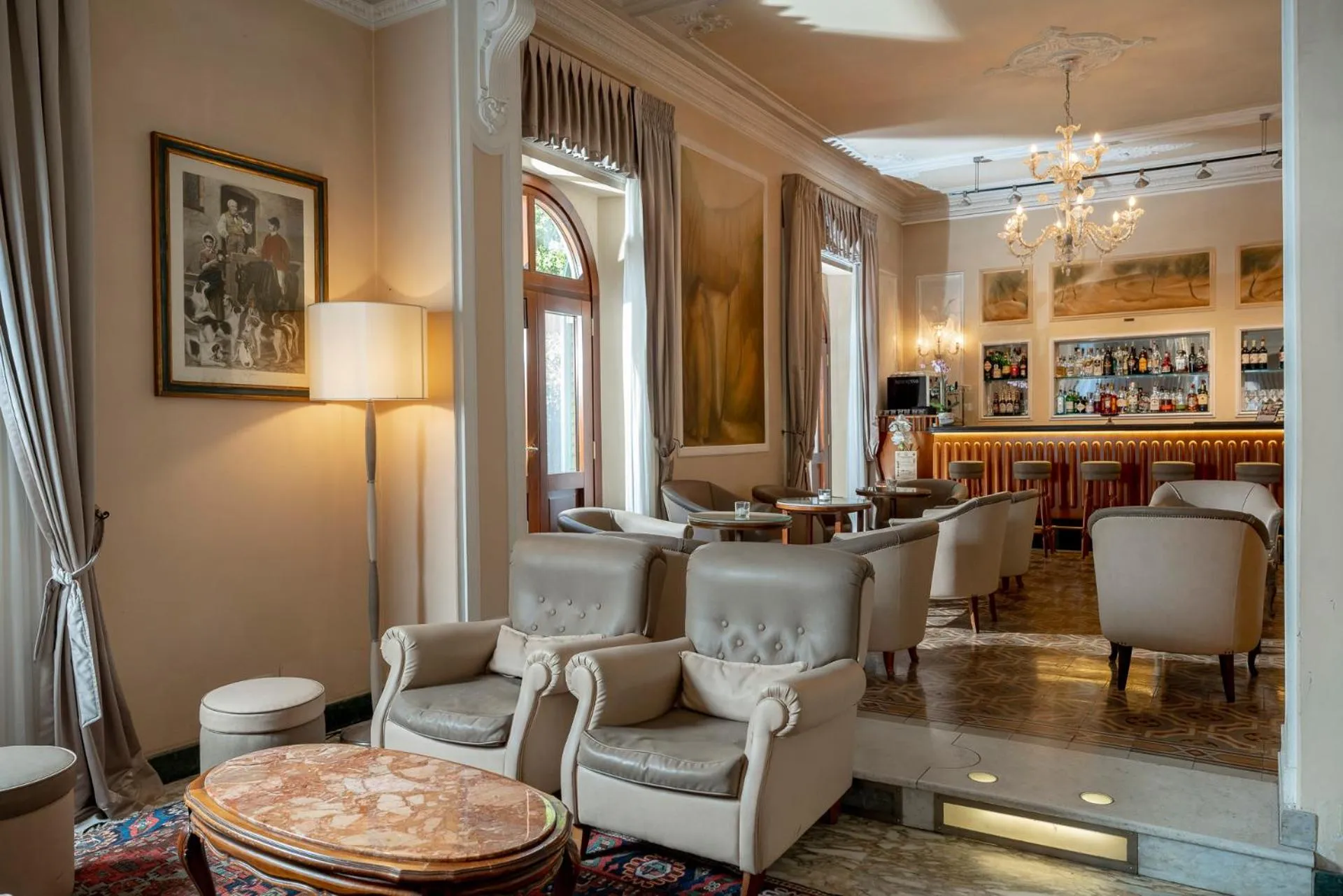 Lobby or reception in Hotel Ercolini & Savi