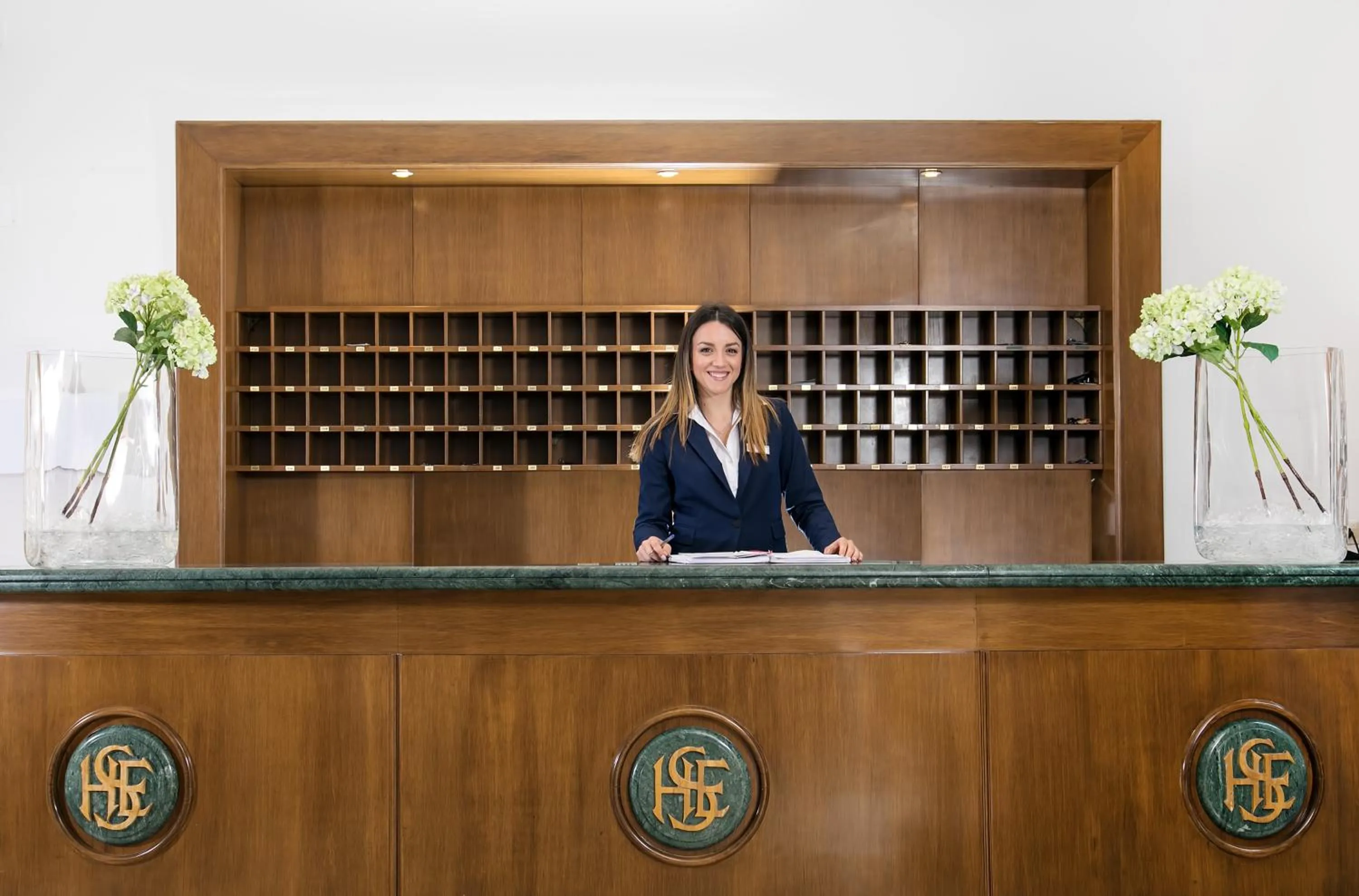 Lobby or reception in Hotel Ercolini & Savi