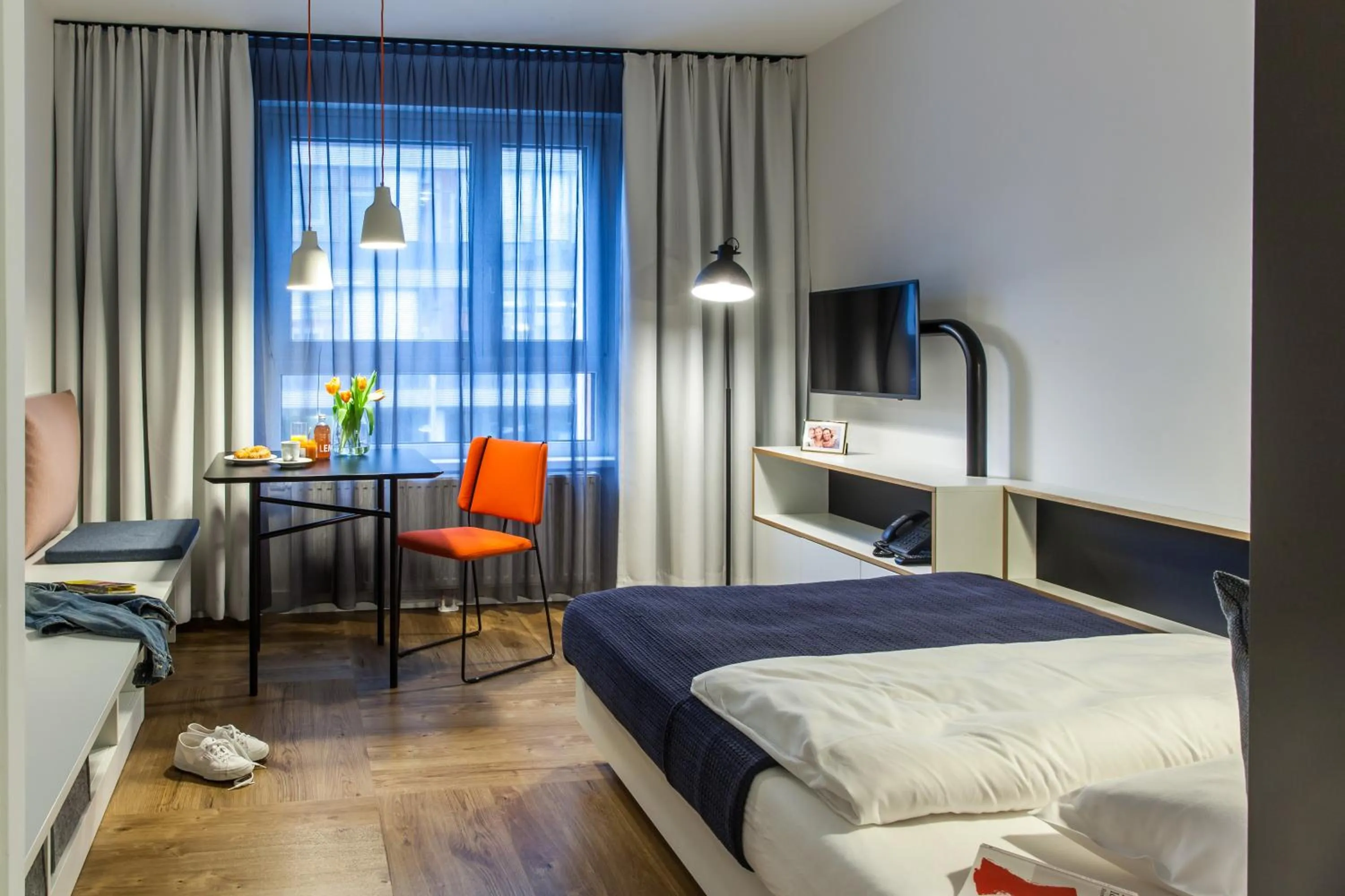 TV and multimedia, Bed in smartments Wien Hauptbahnhof - Serviced Apartments