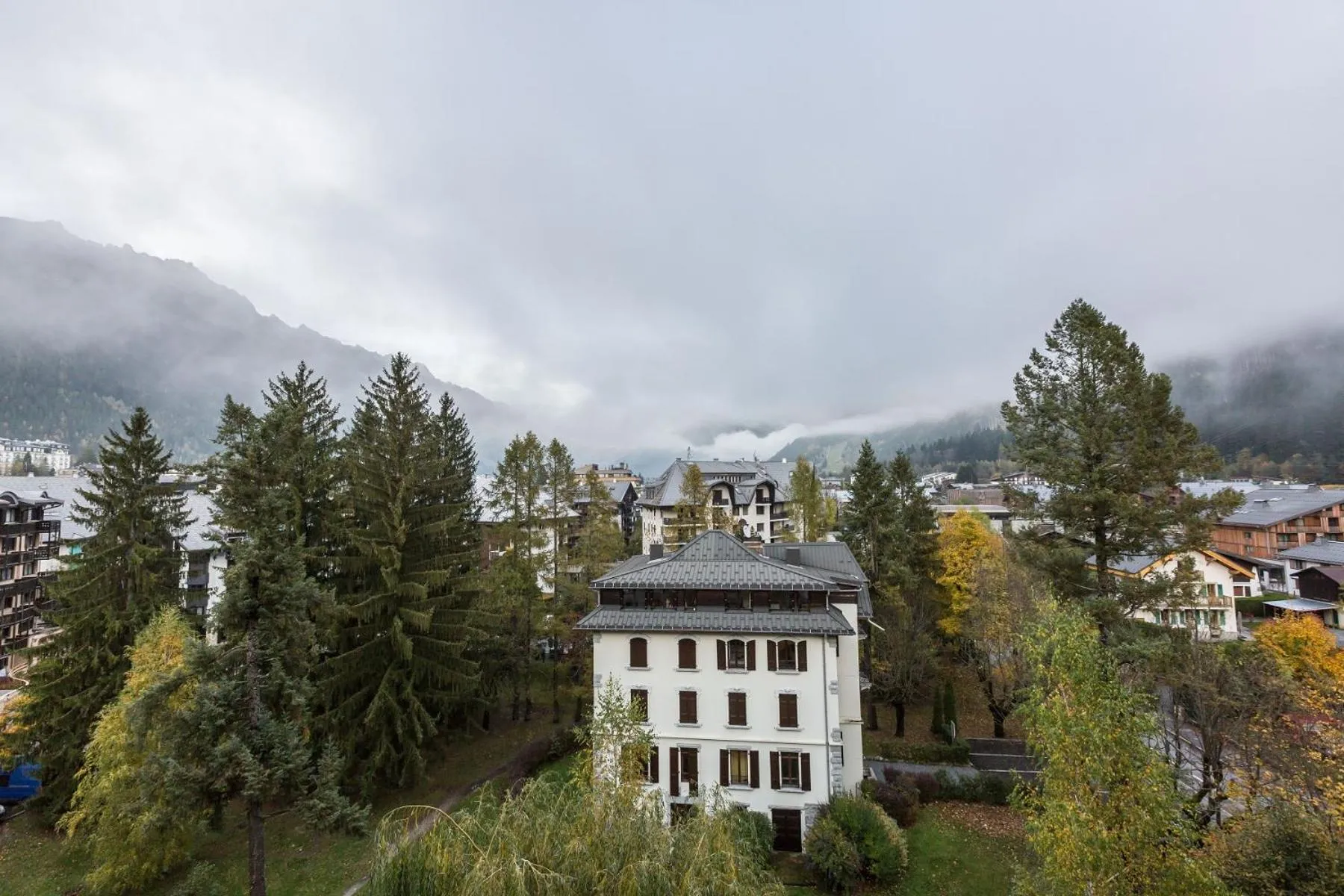 City view in Apartment Chamois Blanc 6 - Chamonix Haven with great views